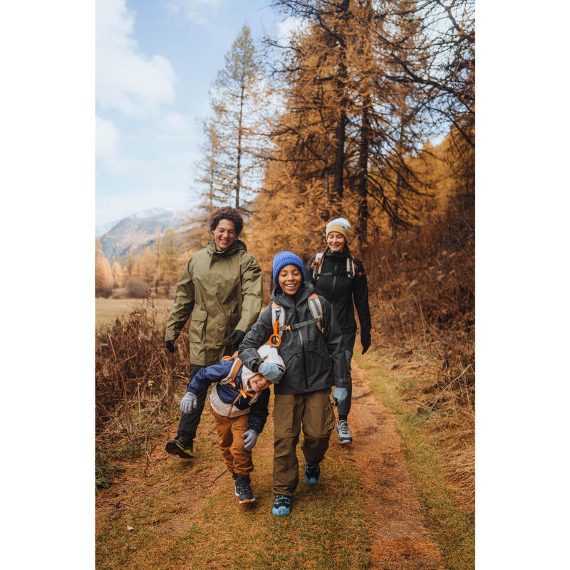 Dětské turistické nepromokavé boty na rychlé šněrování Crossrock 35 až 38