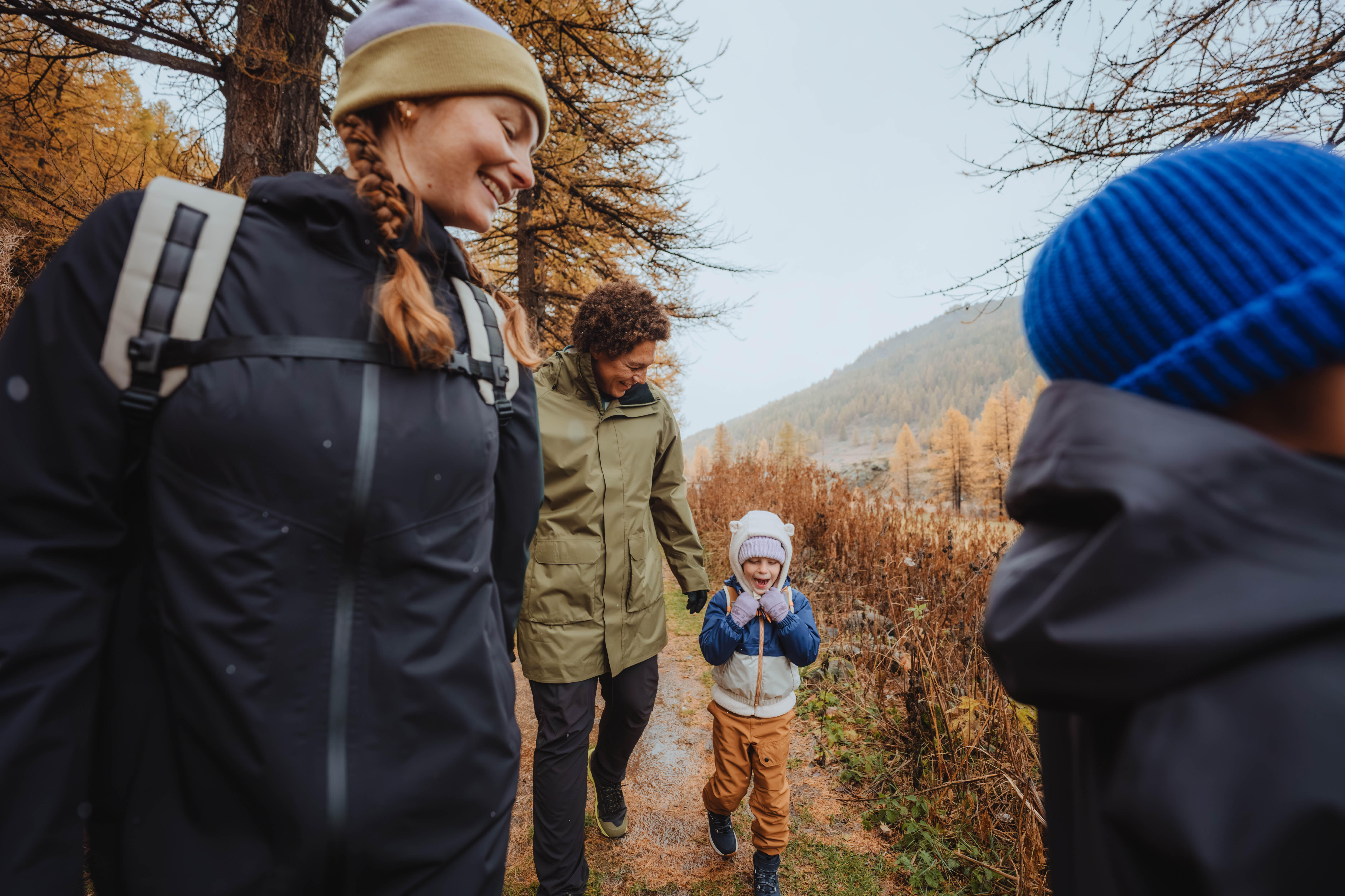 Kids’ Waterproof Hiking Jacket, MH 500 Age 2–6 - QUECHUA