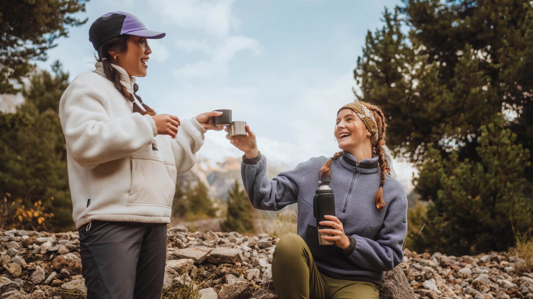 Polaires extensibles et confortables