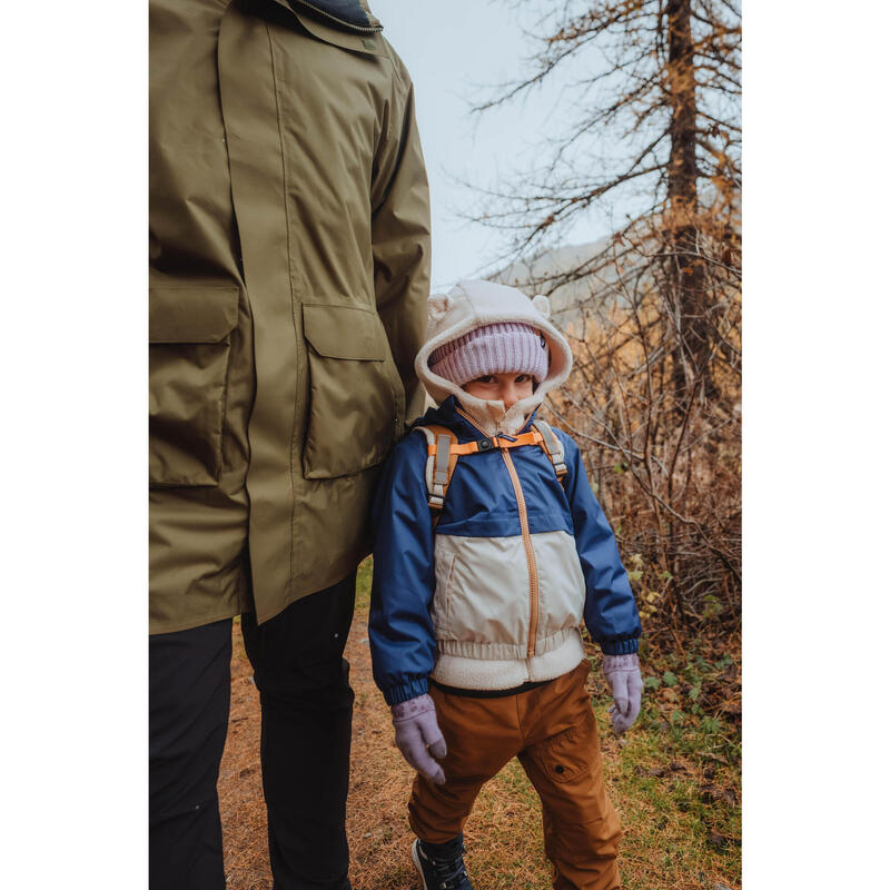 Dětská turistická nepromokavá bunda MH 500 Kid 2–6 let