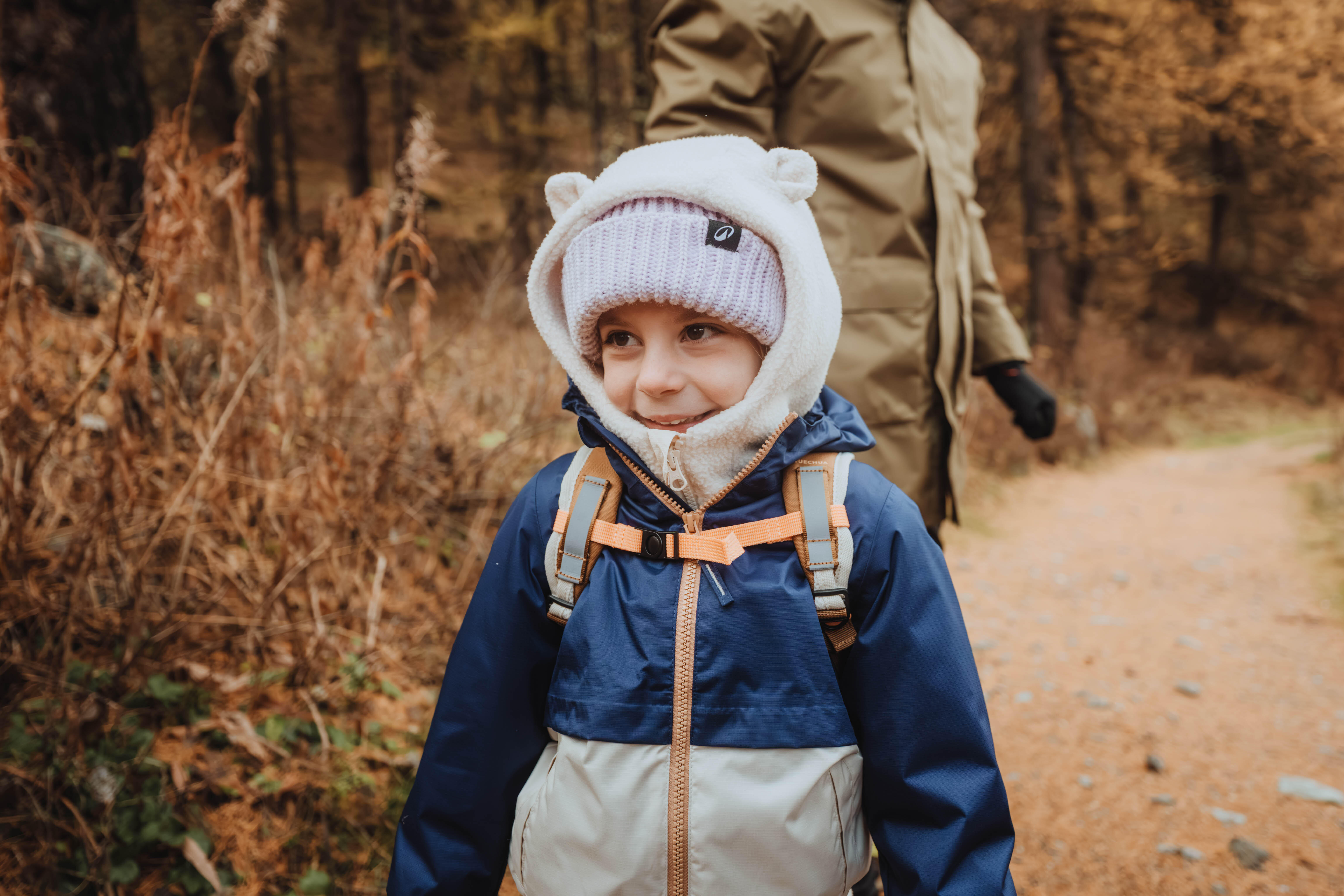 Kids’ Waterproof Hiking Jacket, MH 500 Age 2–6 - QUECHUA