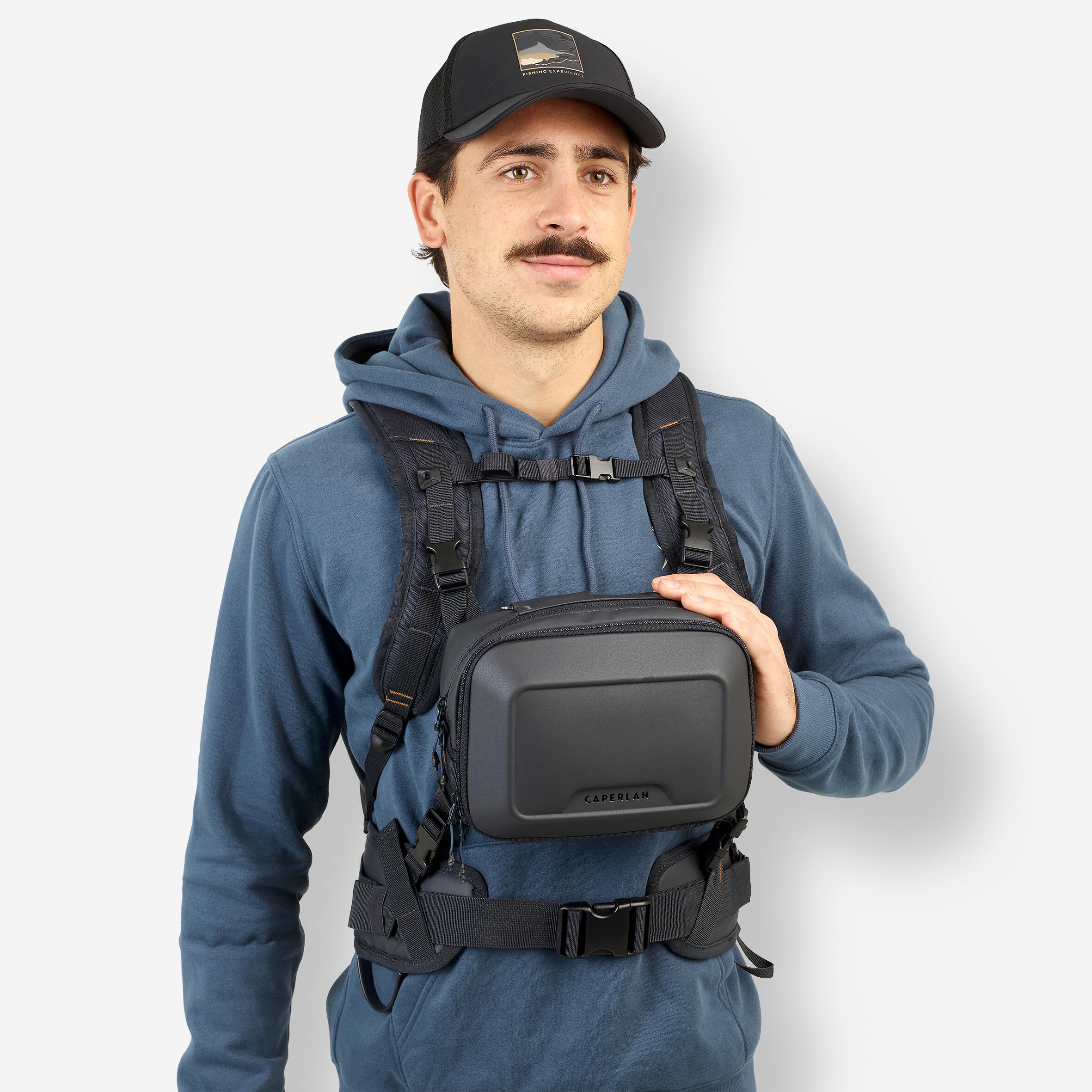 Sac à dos de pêche avec sac-poitrine 500 6/13
