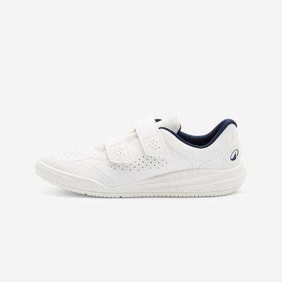 Scarpe da ginnastica bambino resistenti e flessibili bianche