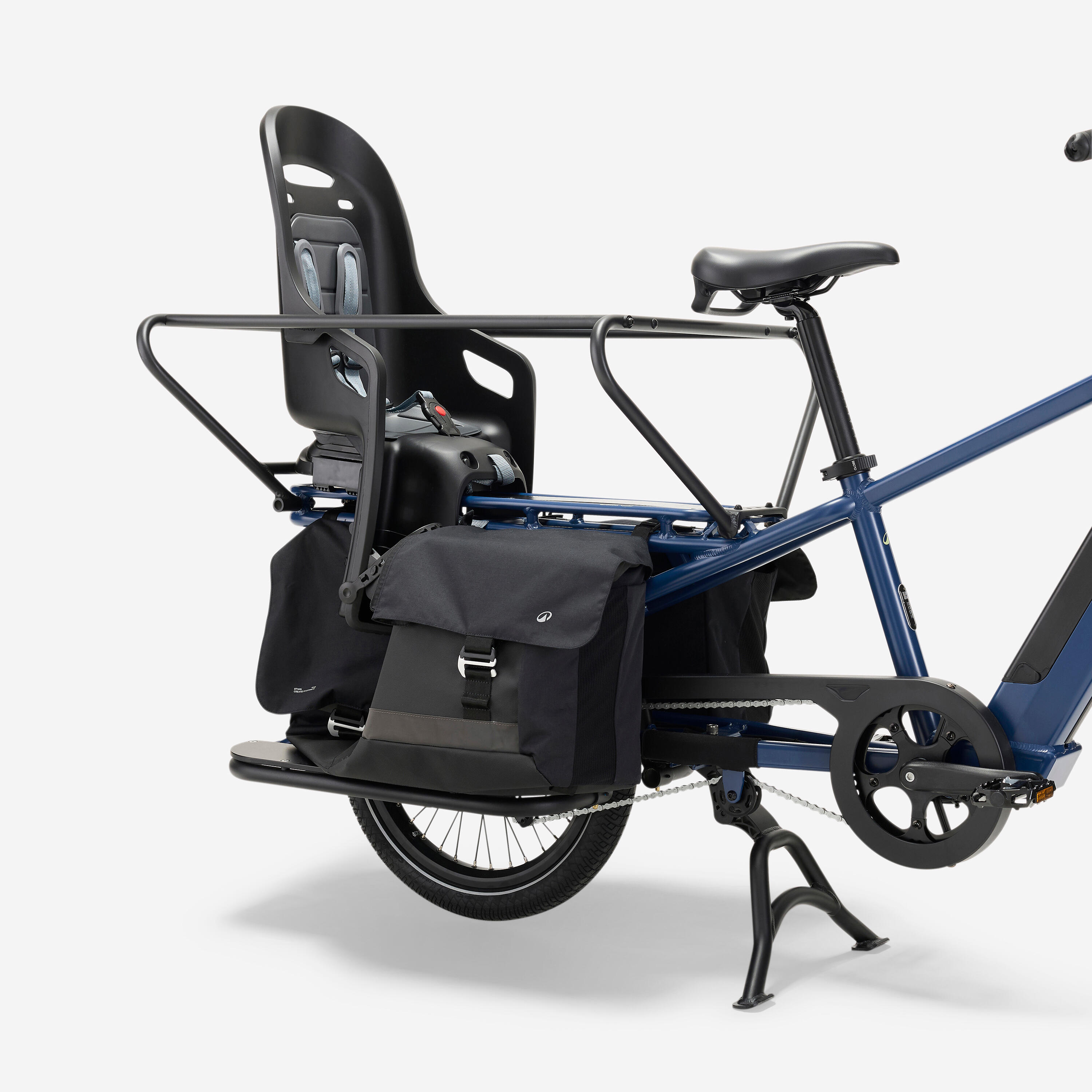Borsa doppia bici cargo longtail E-three 500 2*50L nera 7/10