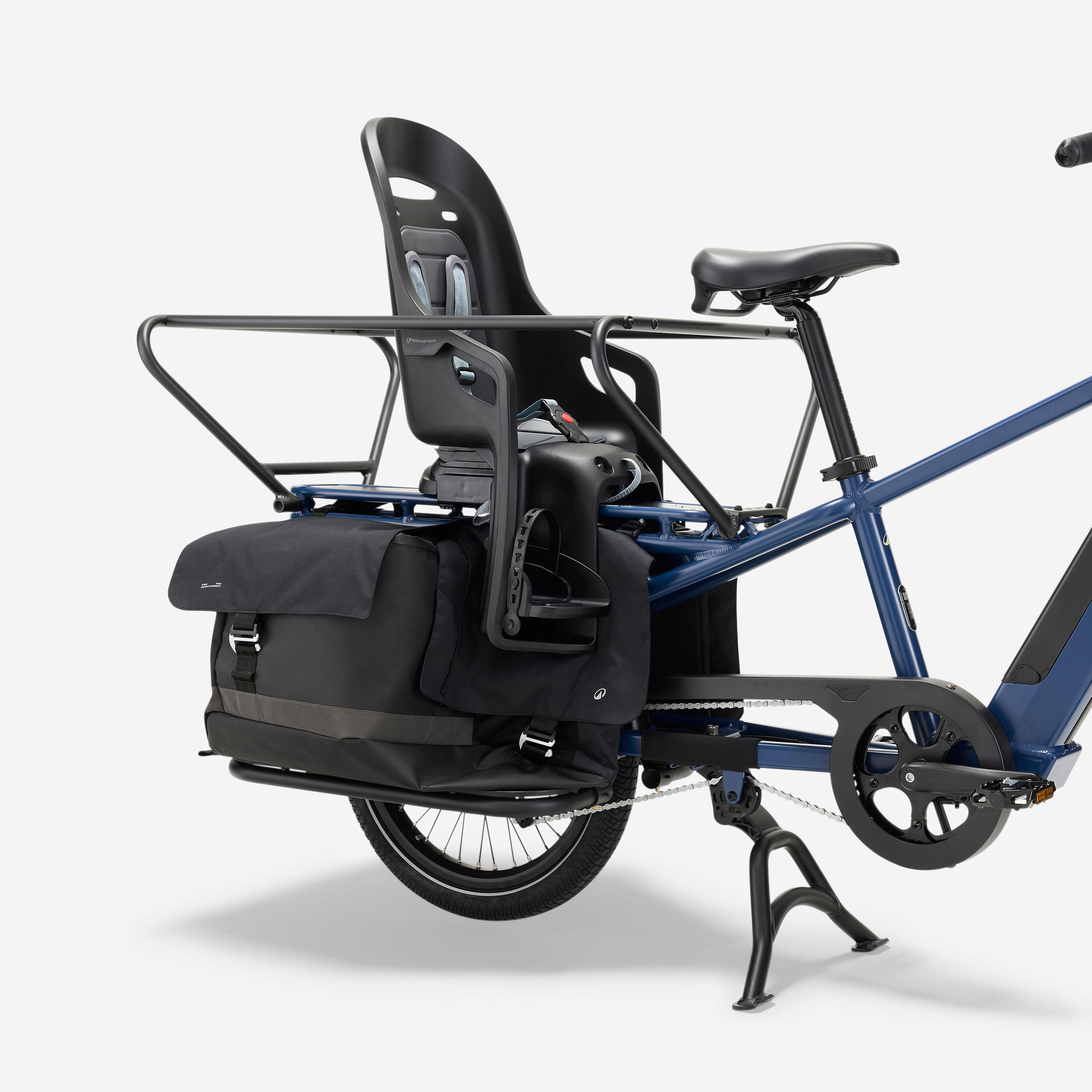 Borsa doppia bici cargo longtail E-three 500 2*50L nera 6/10