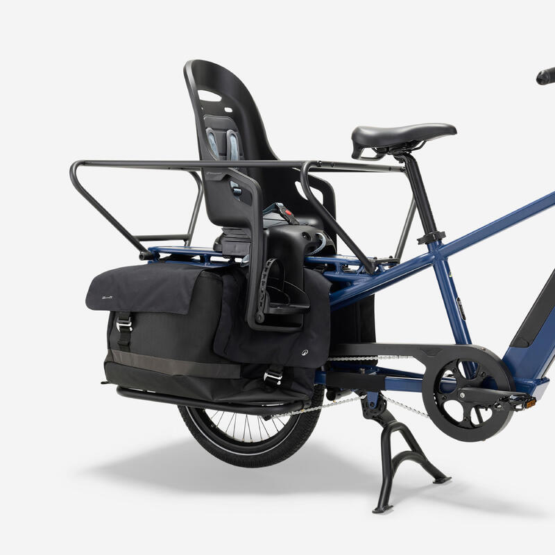 Geantă dublă bicicletă cargo Longtail E-three 500 2*50l Negru