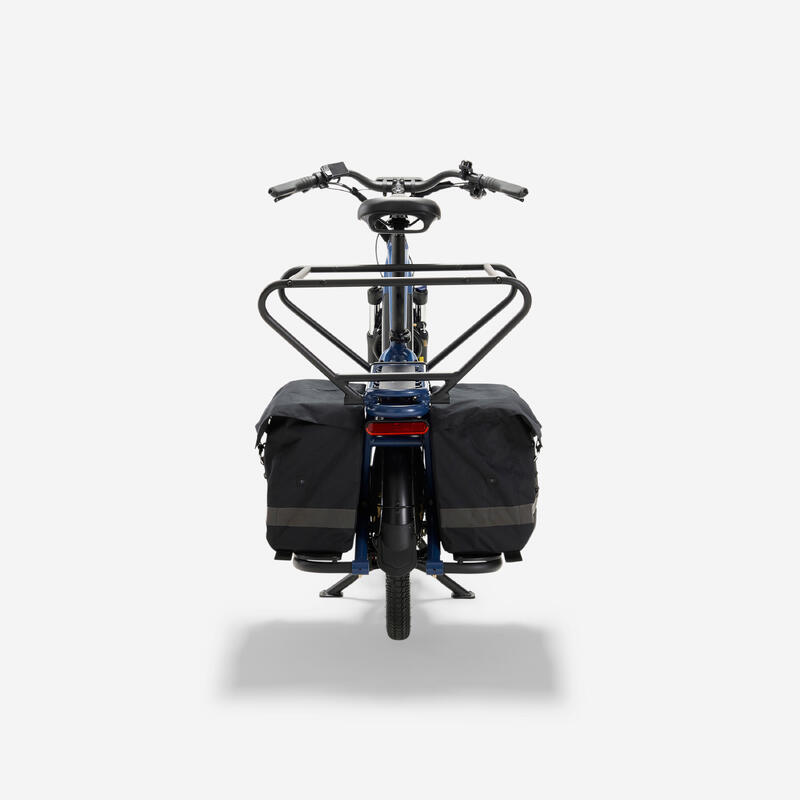 Geantă dublă bicicletă cargo Longtail E-three 500 2*50l Negru