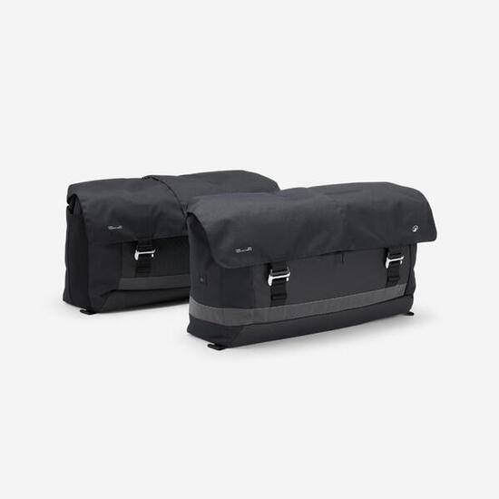 Borsa doppia bici cargo longtail E-three 500 2*50L nera