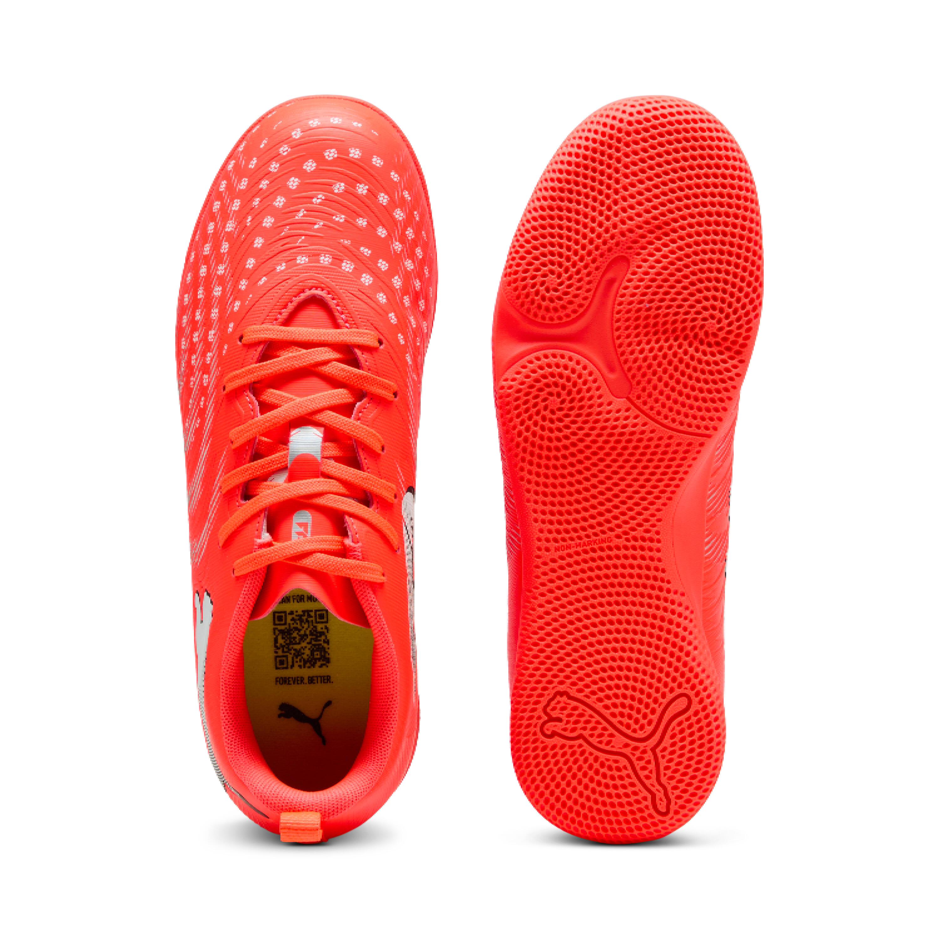 Buty do piłki nożnej halowej PUMA FUTURE 9 PLAY Sala Red JR Q1 26