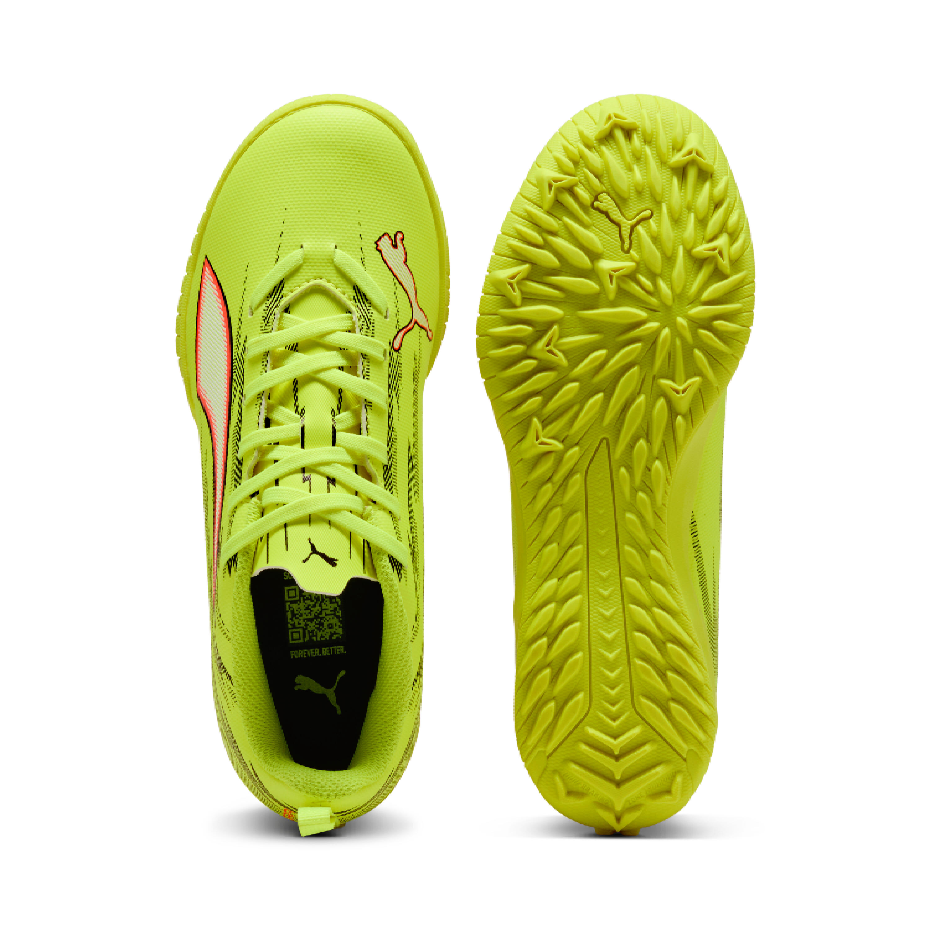 Buty piłkarskie PUMA ULTRA 6 PLAY Turf Yellow JR Q1 26 2/3