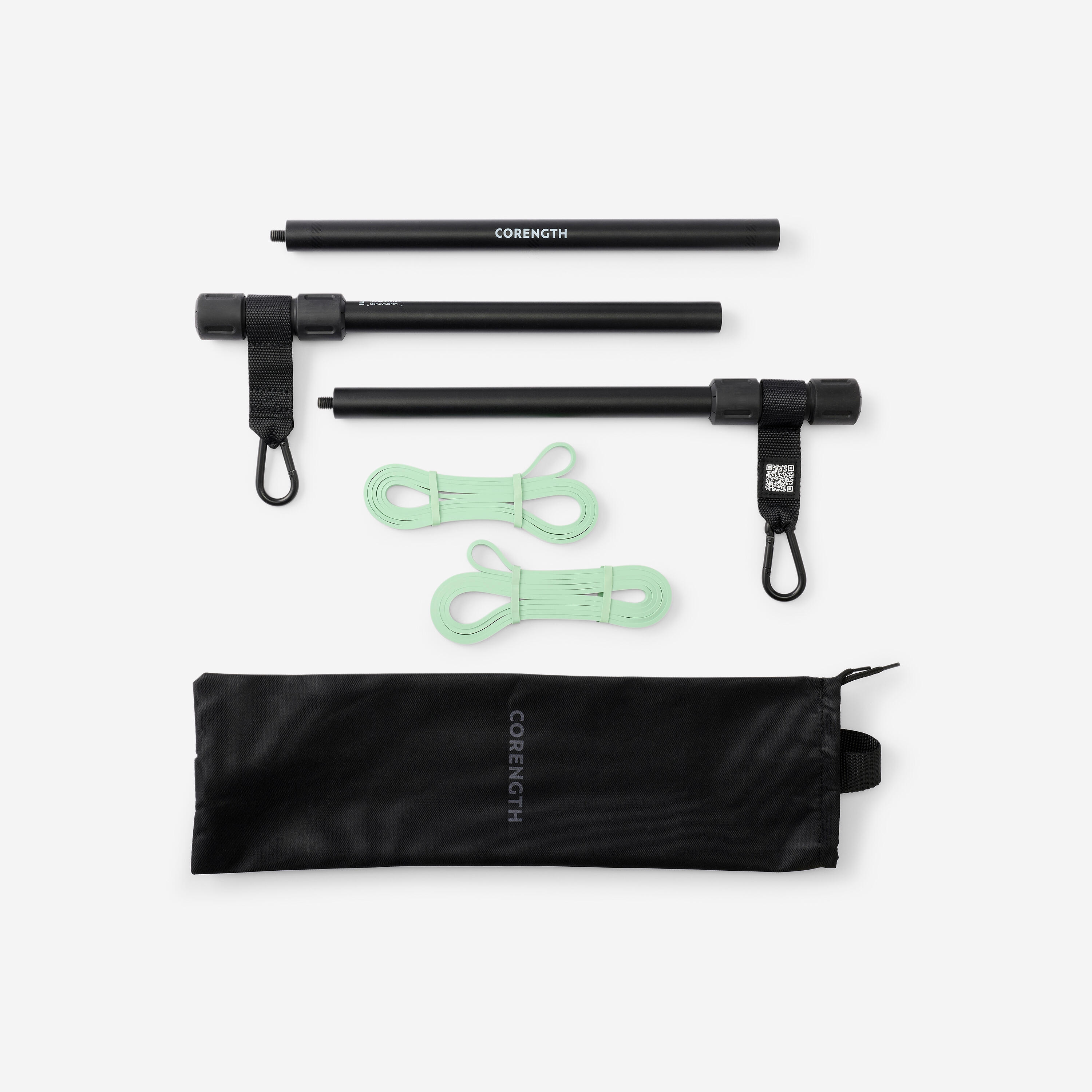 Strength Training Portable Bar with Two 10 kg Resistance Bands-image-30
