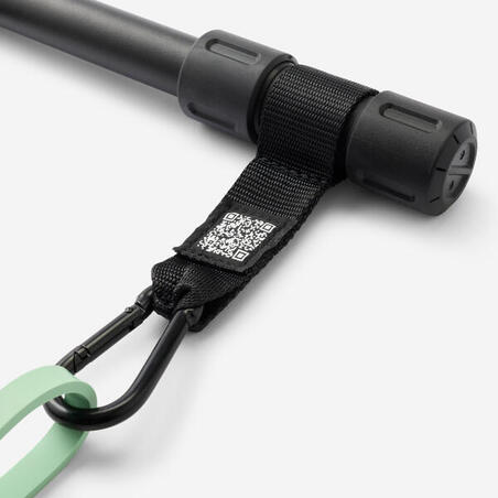 Перекладина для силових тренувань з двома стрічками-еспандерами по 10 кг