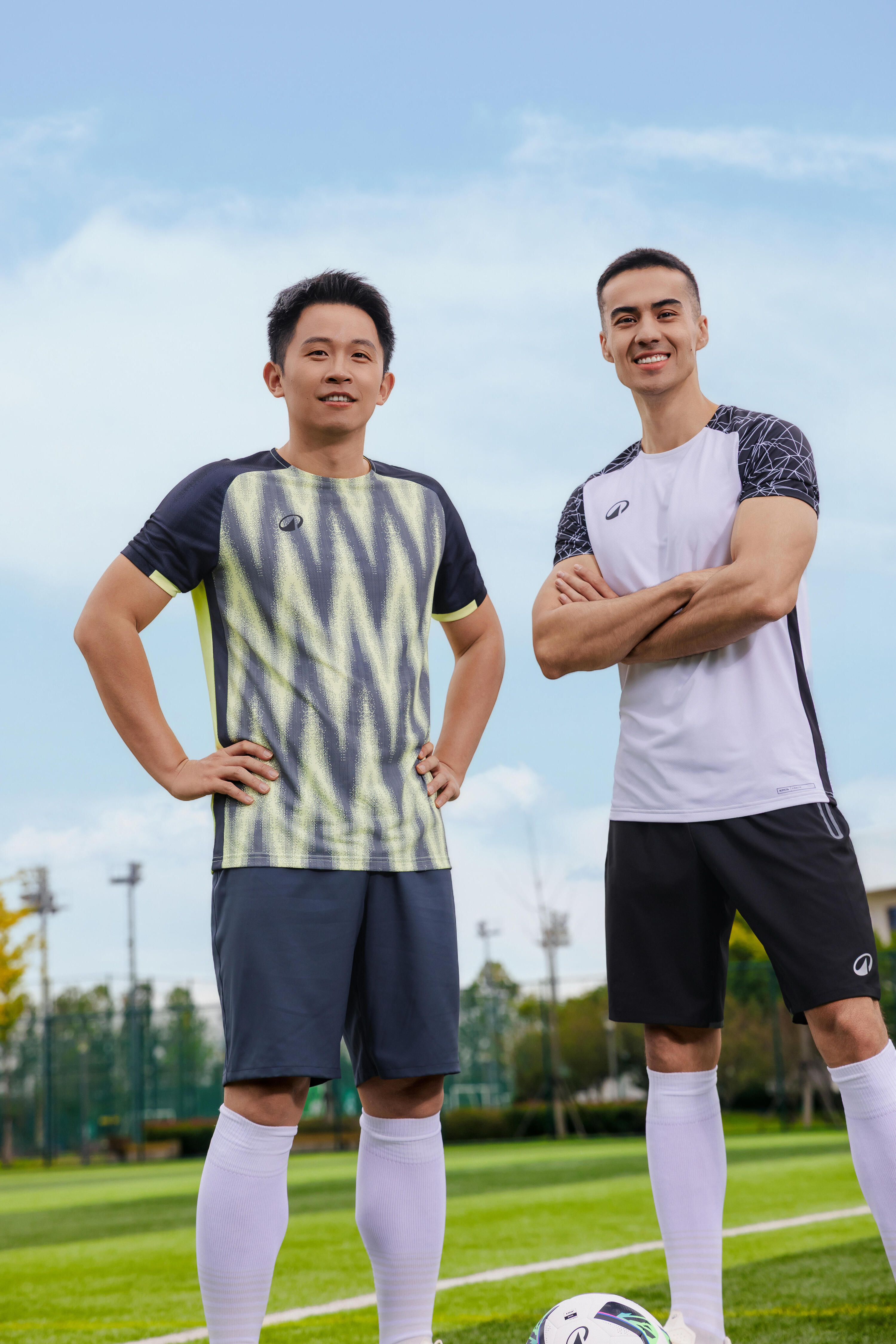 Damen/Herren Fußball Trikot kurzarm - Viralto Vibes gelb/schwarz 10/10