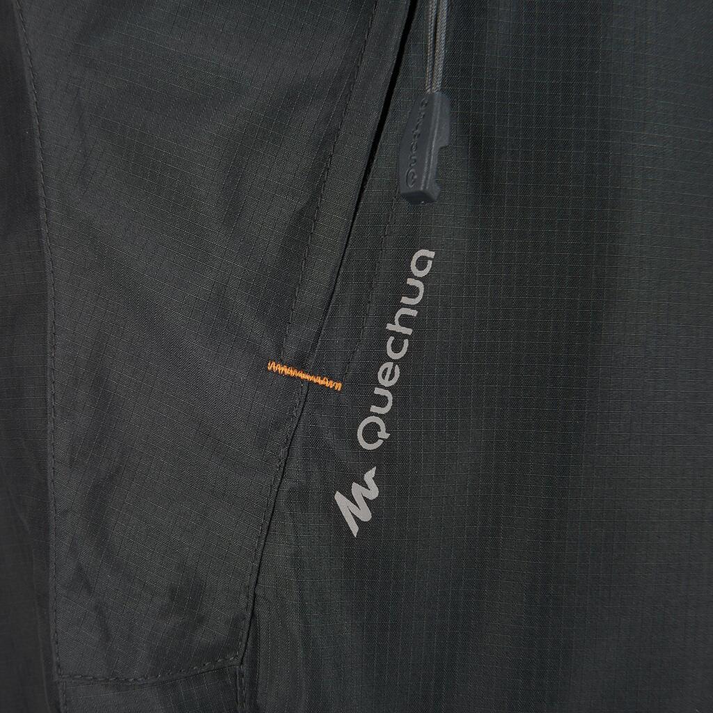 Regenhose Bergwandern MH500 wasserdicht Herren schwarz