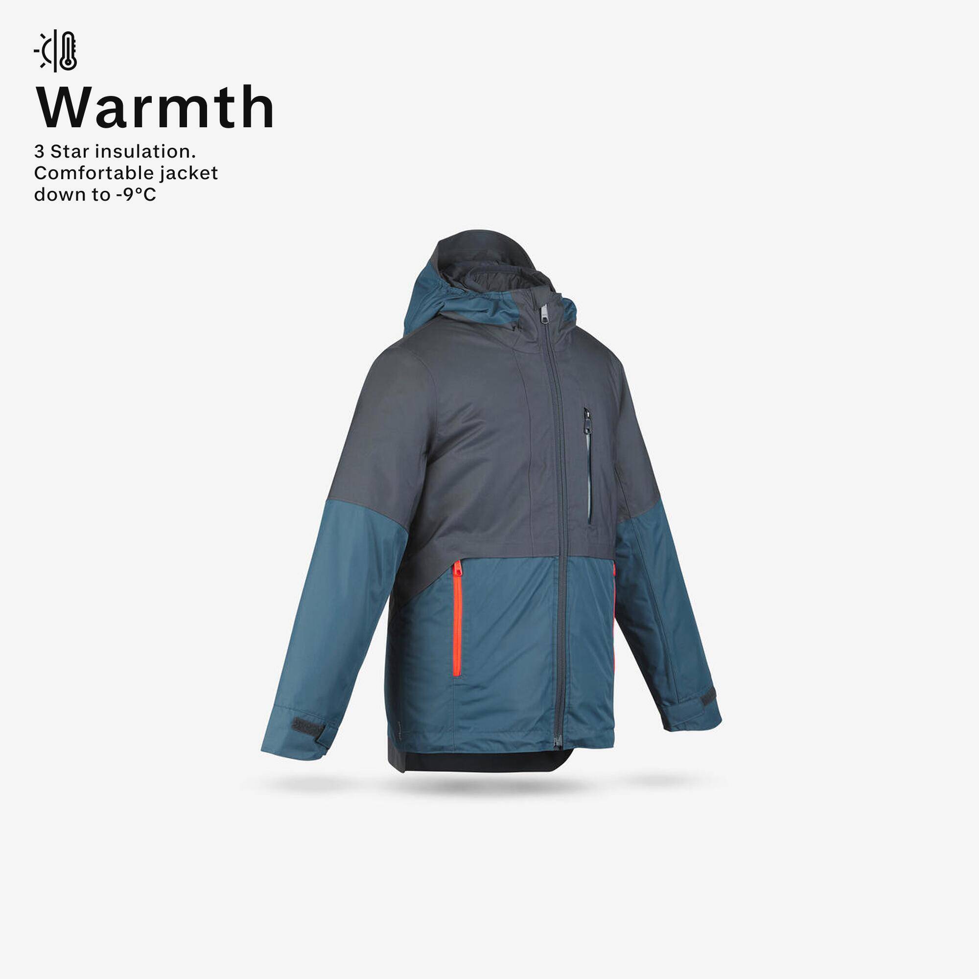 Kids' 3-in-1 Jacket with Inner Padded Jacket MH500 7-15 Years -  Blue -  4