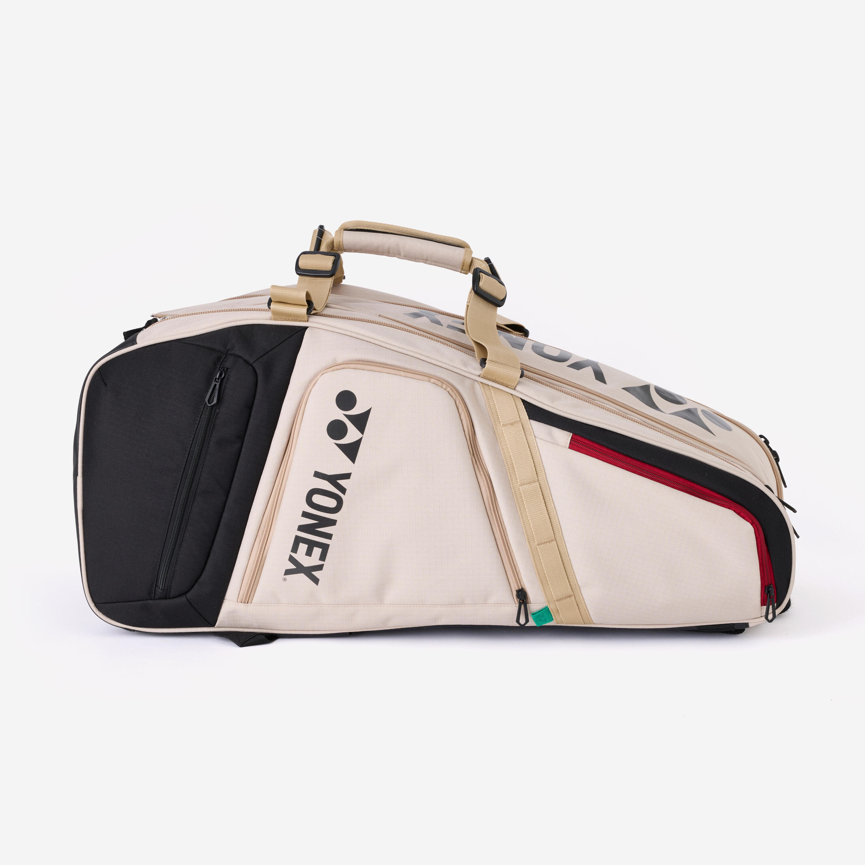 Borsa tennis Yonex GEARLOGIC 9R beige-rosso 5/6