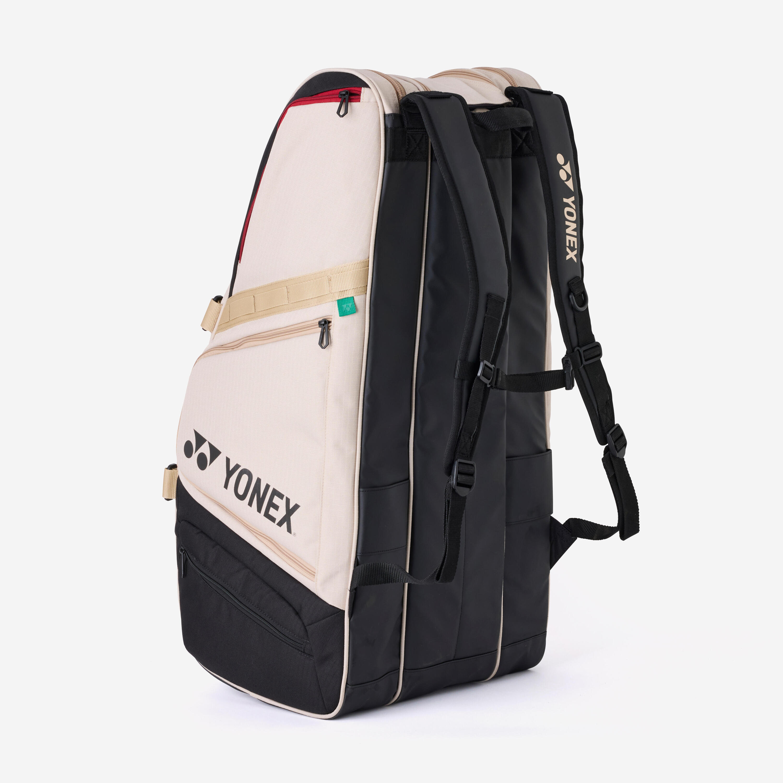 Borsa tennis Yonex GEARLOGIC 9R beige-rosso 4/6
