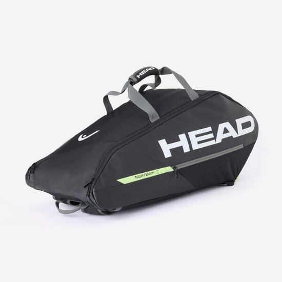 Borsa tennis Head TOUR SUPERCOMBI 9R nero-giallo
