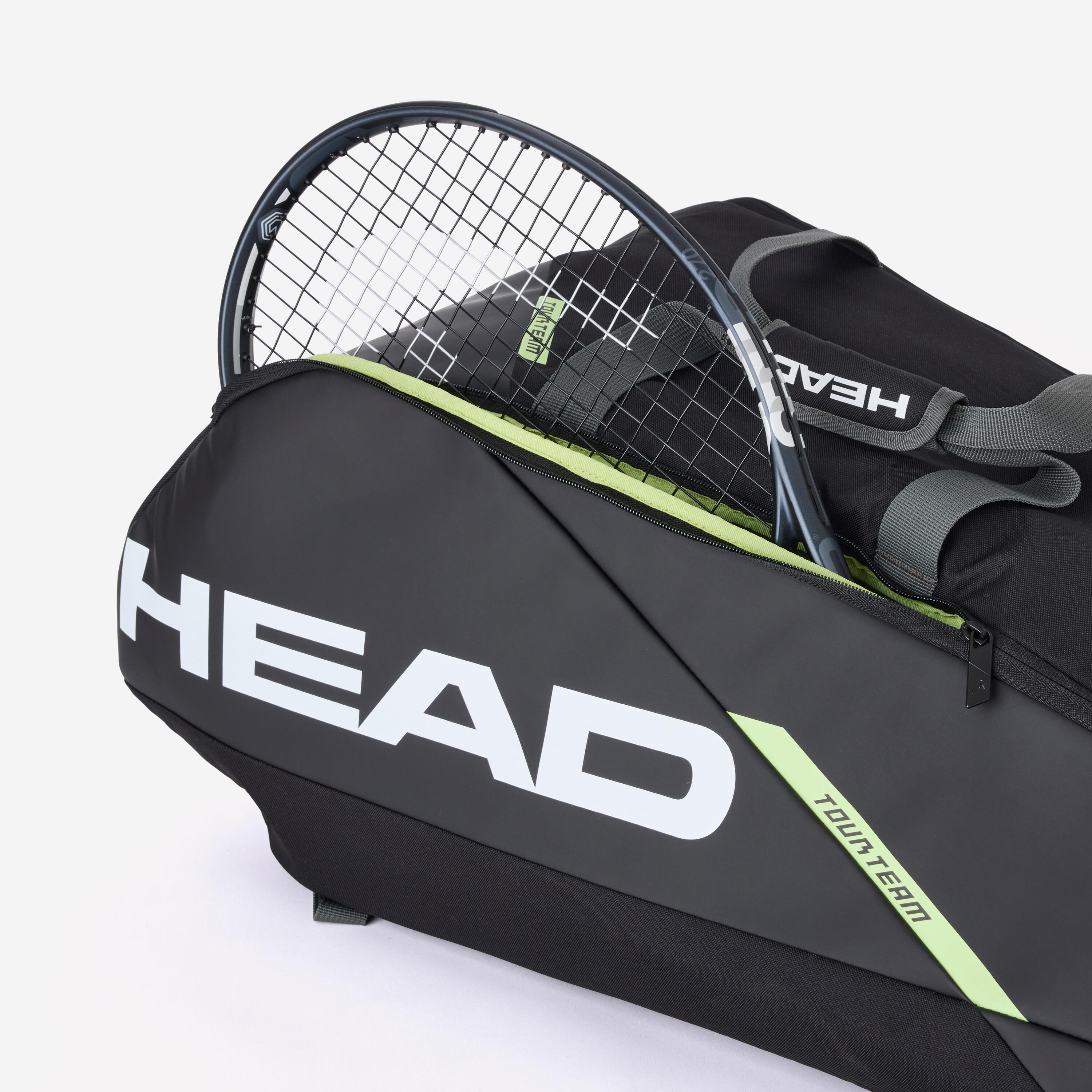 Sac de tennis - Head super combi 9r noir jaune 2/5