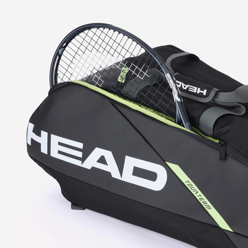 Geantă de tenis - Head super combi 9r Negru-Galben