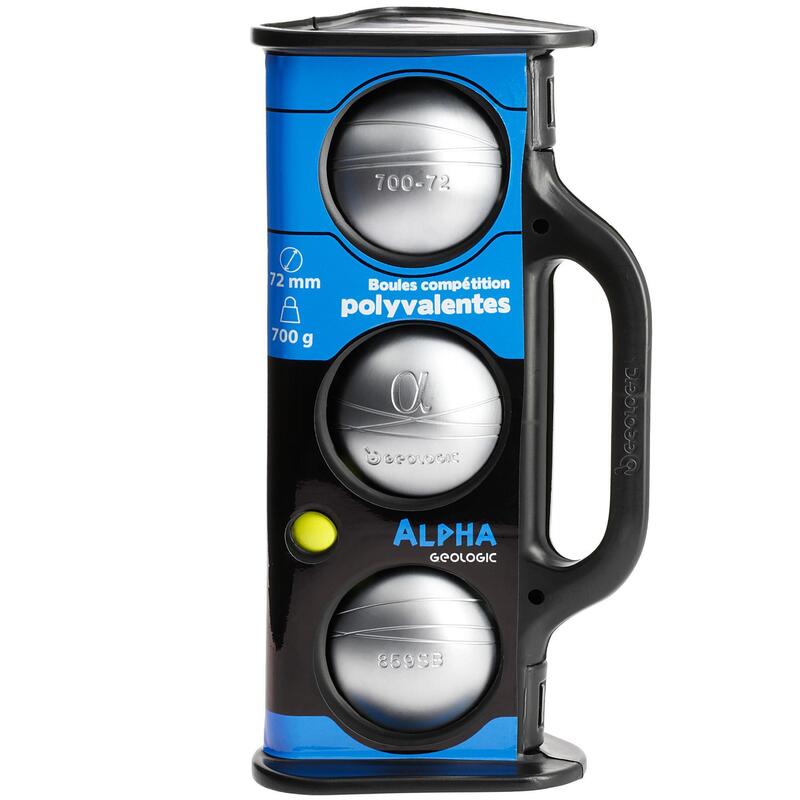 3 BOLAS DE PETANCA ALPHA POLIVALENTES