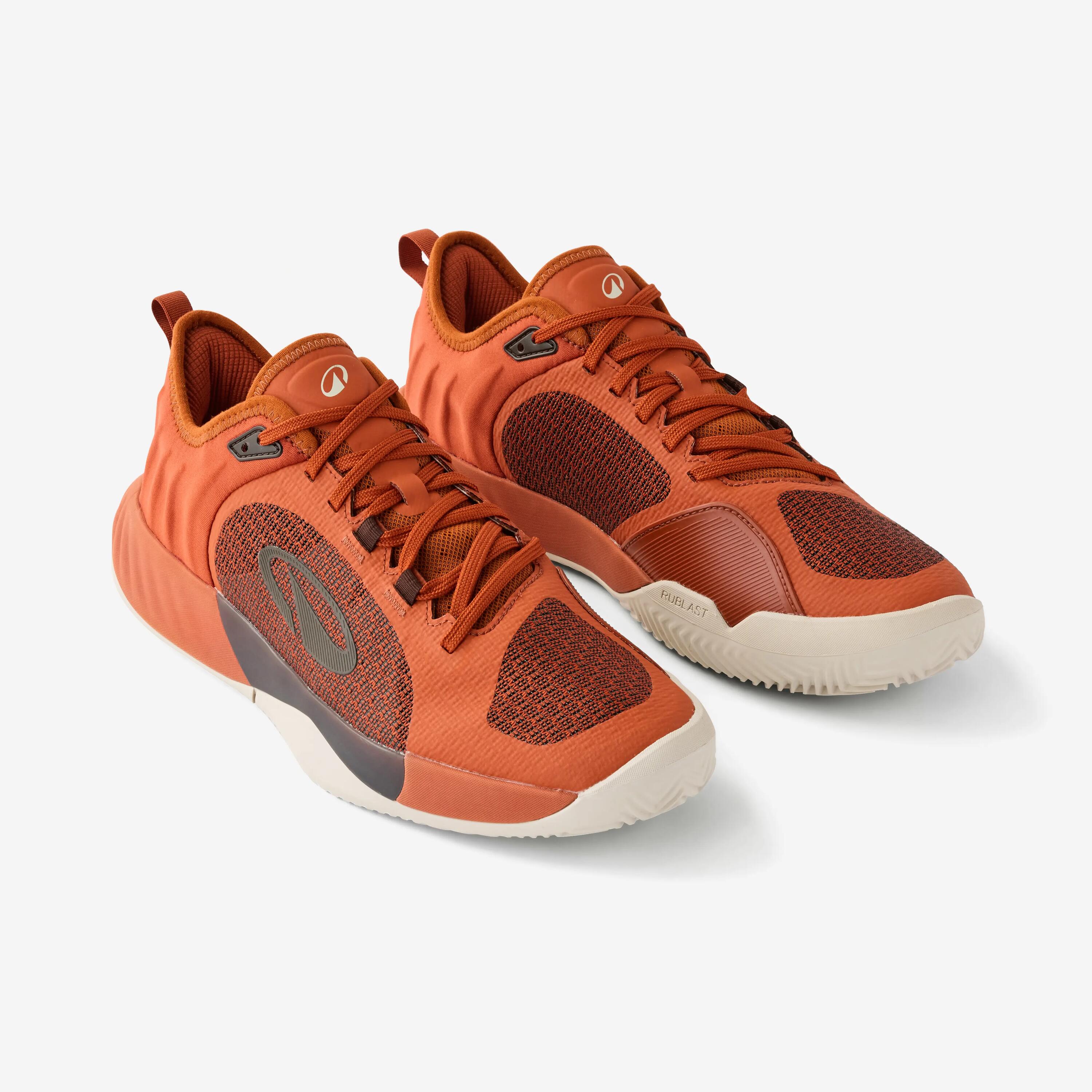 Men's Durable Clay Court Tennis Shoes Unrupt Team - Brown -  2