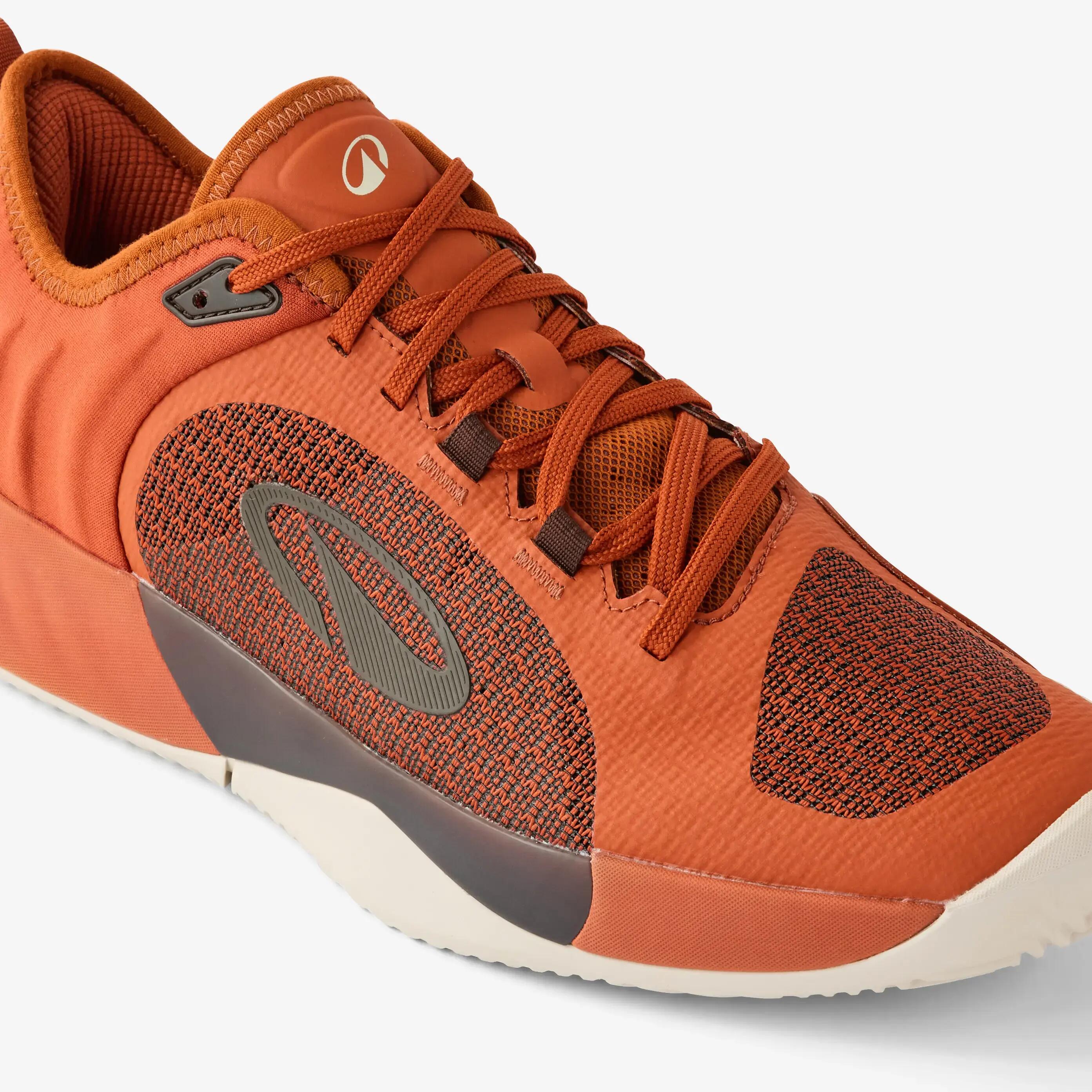 Men's Durable Clay Court Tennis Shoes Unrupt Team - Brown -  3
