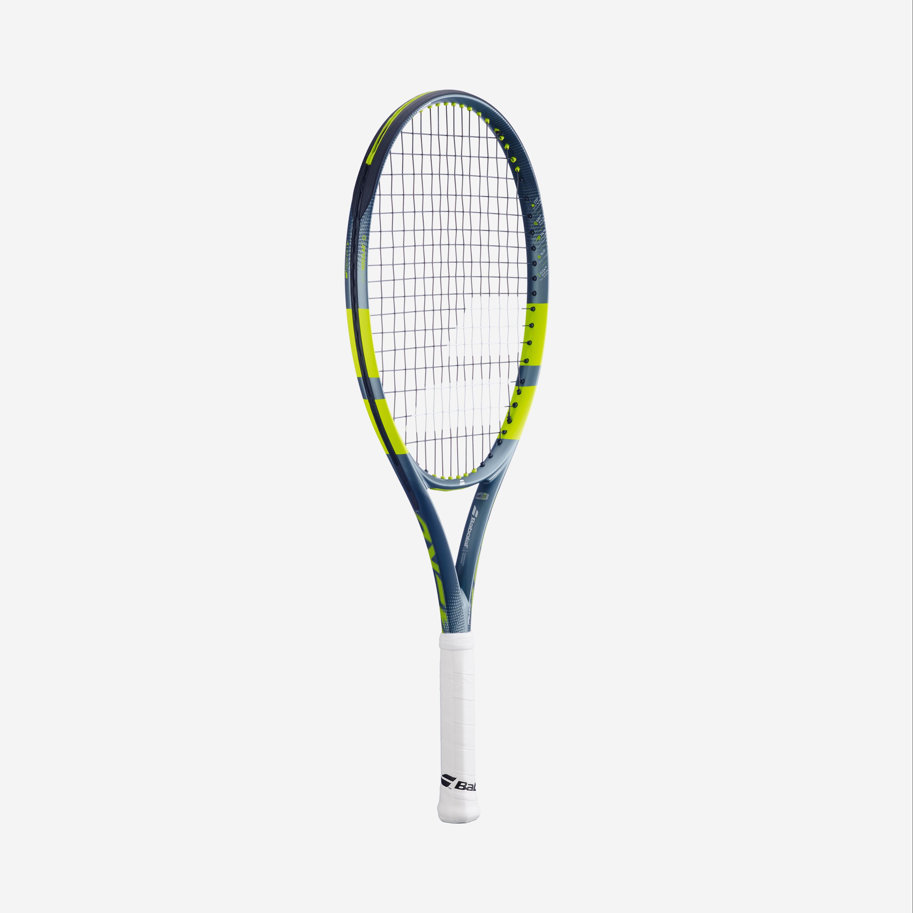 Raquette de tennis enfant 25 pouces, Babolat pure aero jr 25 gris jaune 2/5
