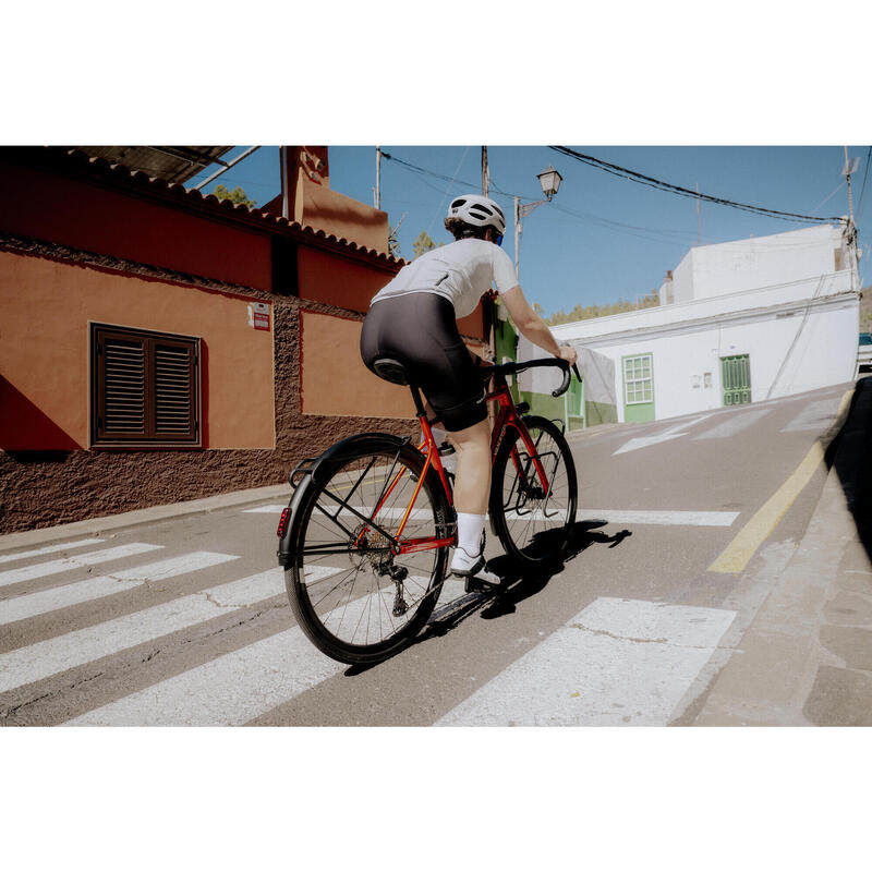 Bicicletă de șosea Shimano GRX 2x12v, EDR AF2 Randonneur Portocaliu