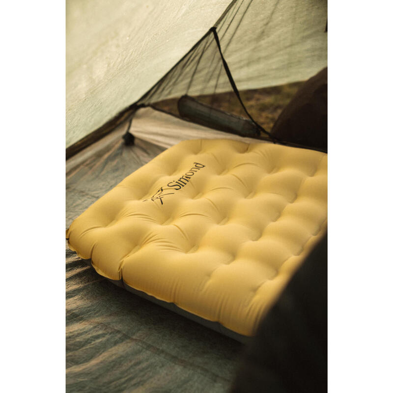 Outdoor Trekking Şişme Mat - L Boy - 183 × 54 cm - Sarı - MT900
