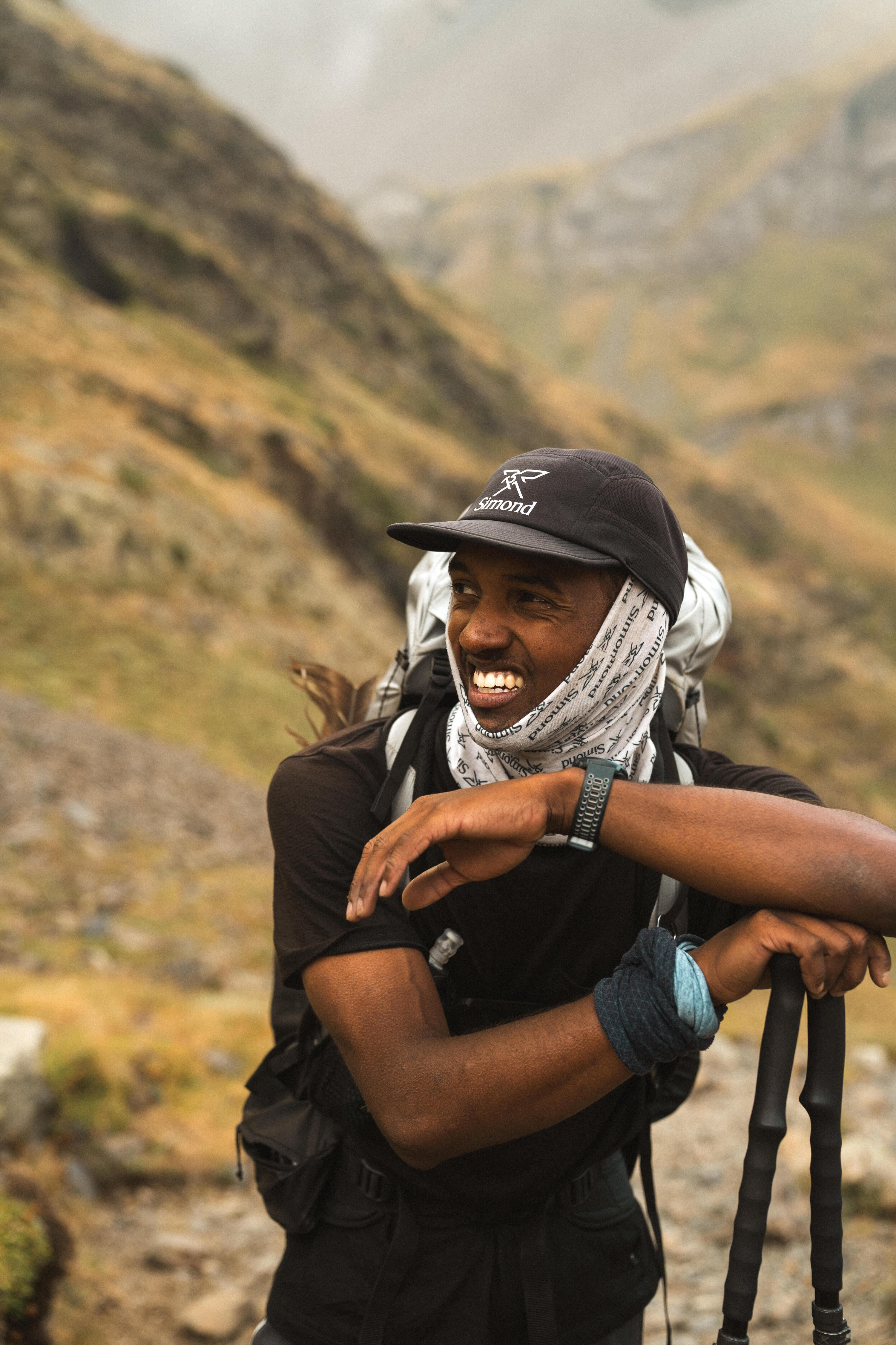 Paire de bâtons de trek compact en carbone, Sprint noir 10/13