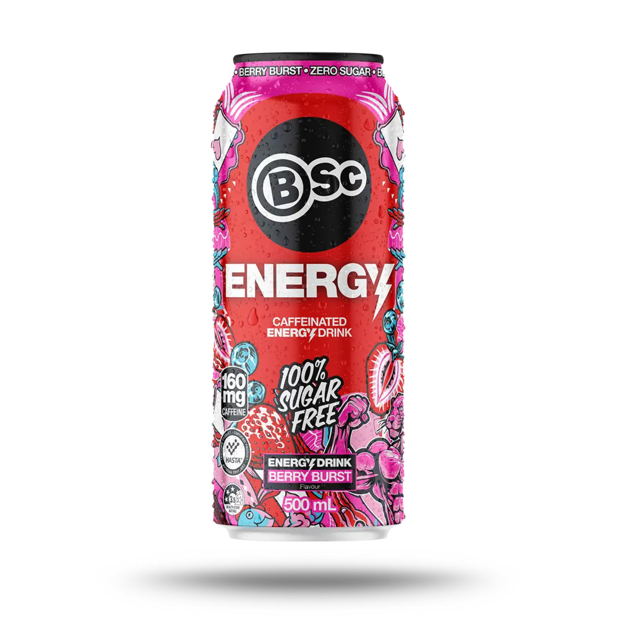 BSC Energy Drink 500ml Berry Burst