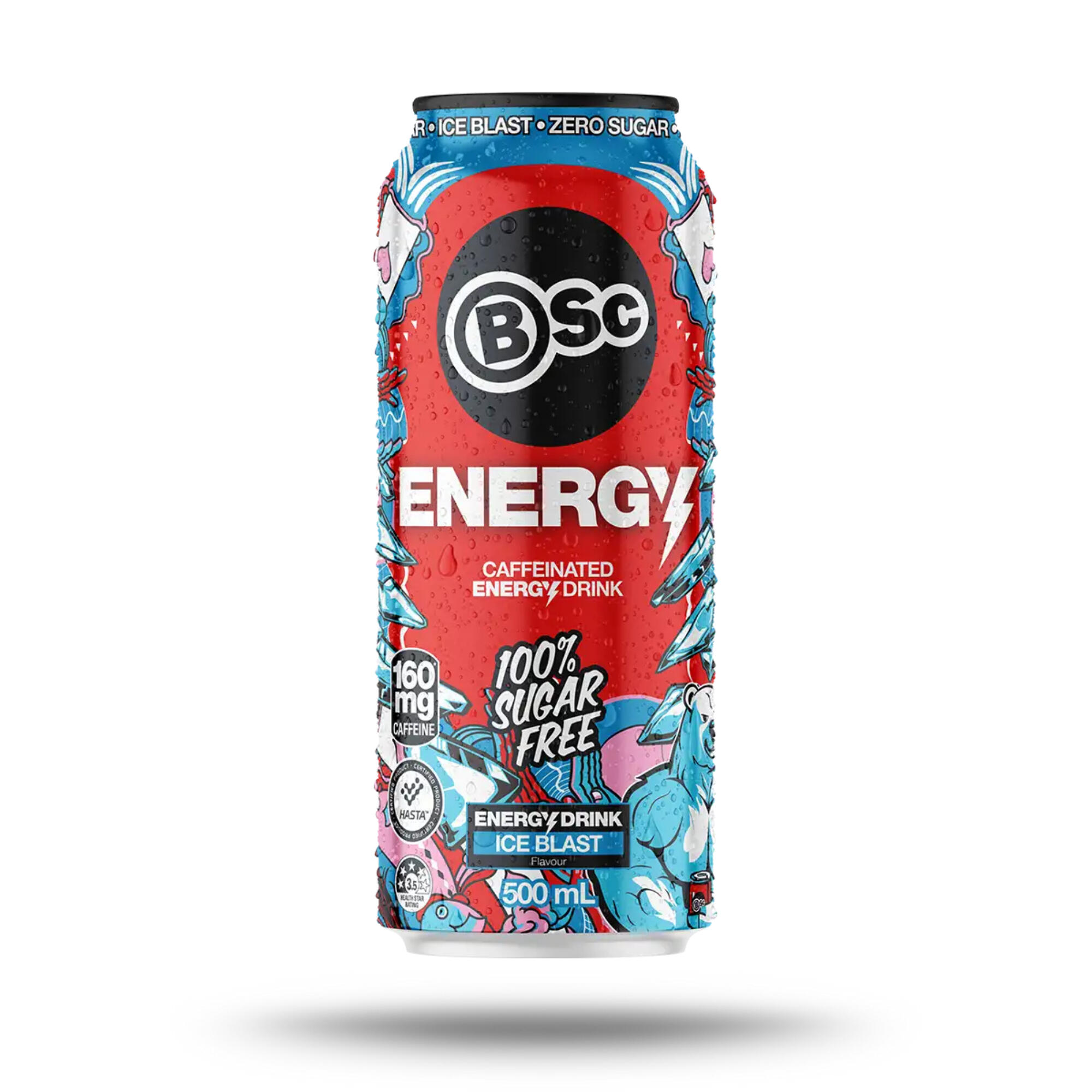 BSC Energy Drink 500ml Ice Blast