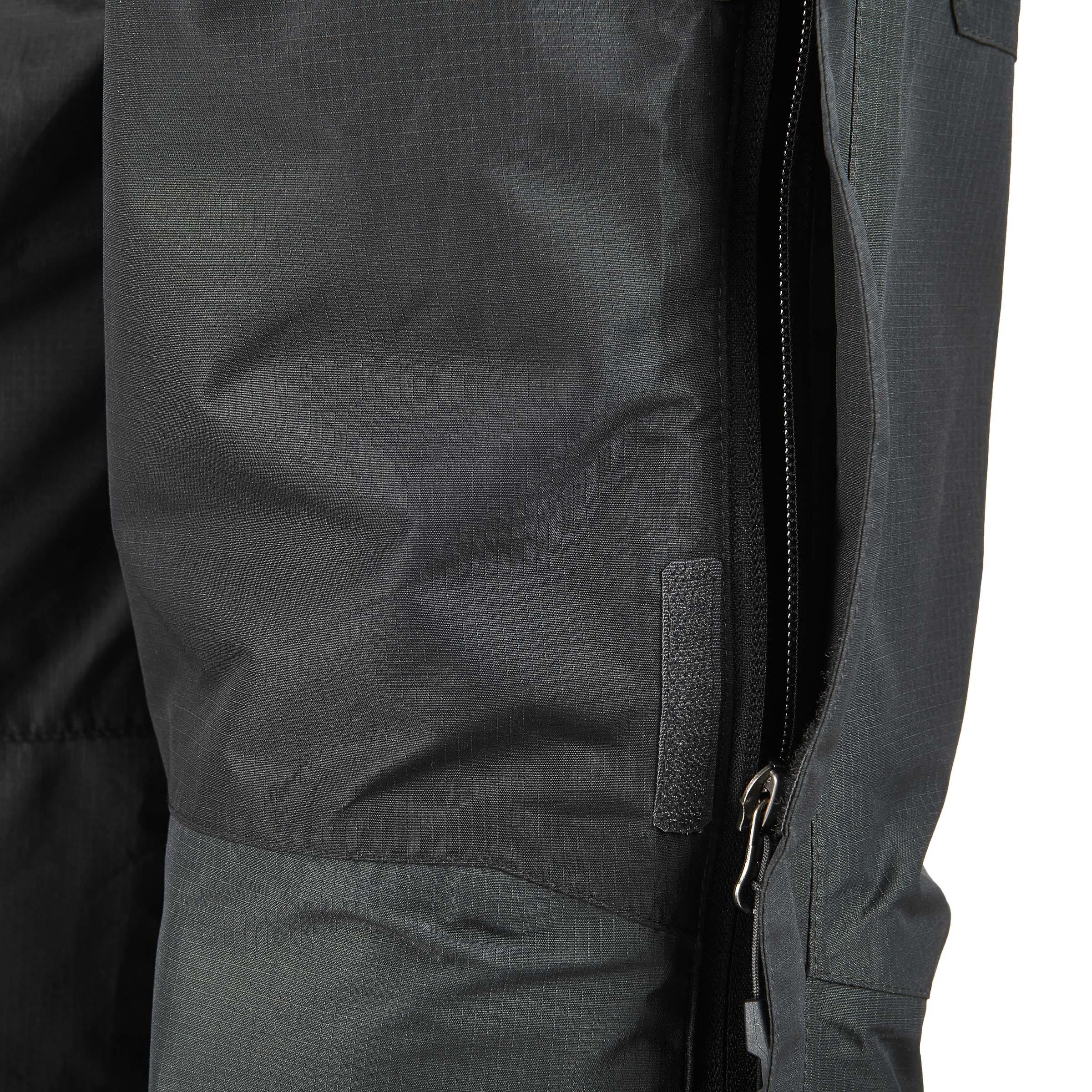 MH500 Men's Waterproof Mountain Hiking Rain Over-Trousers - Black 10/21