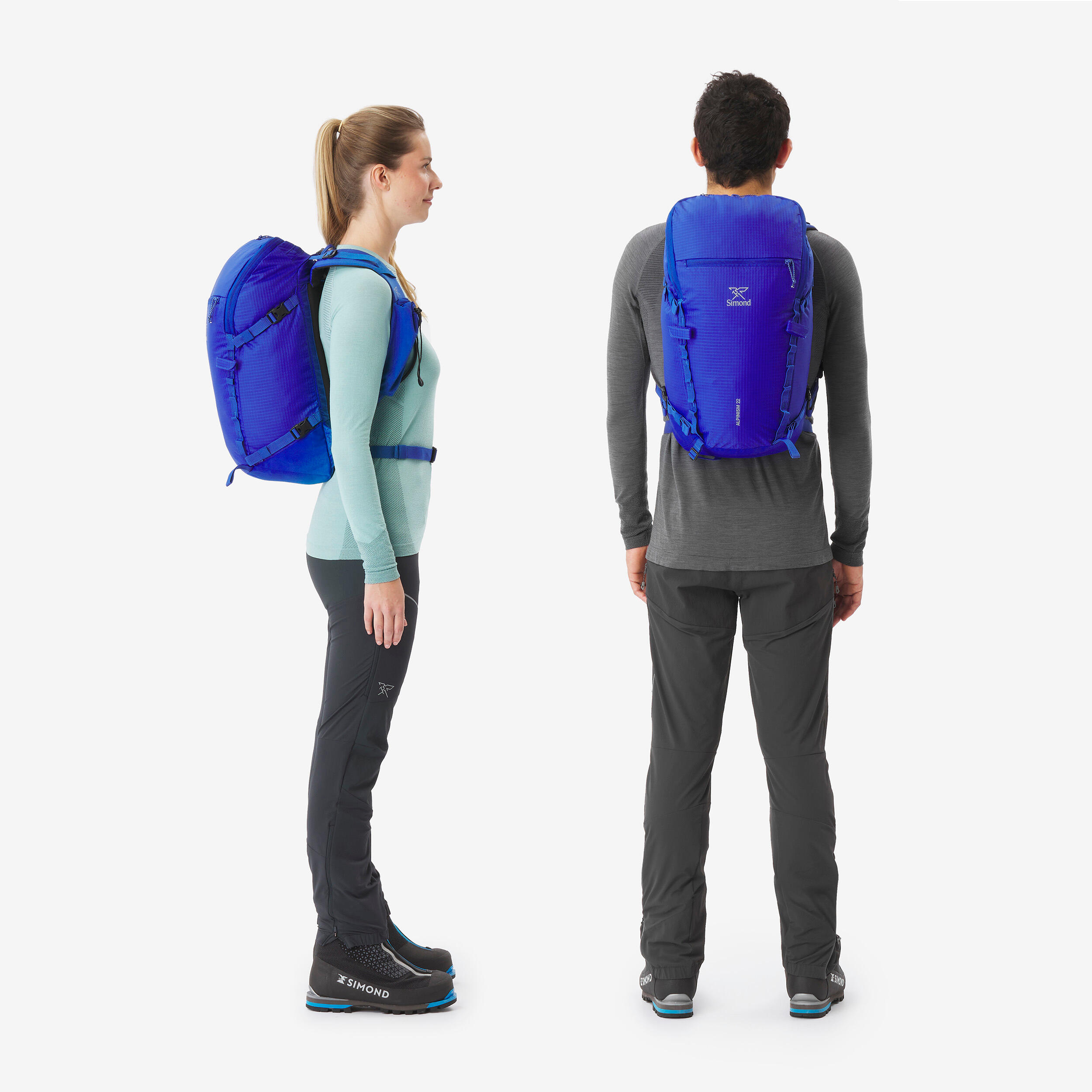 Sac à dos d'alpinisme polyvalent et modulable, Alpinism 22 7/12