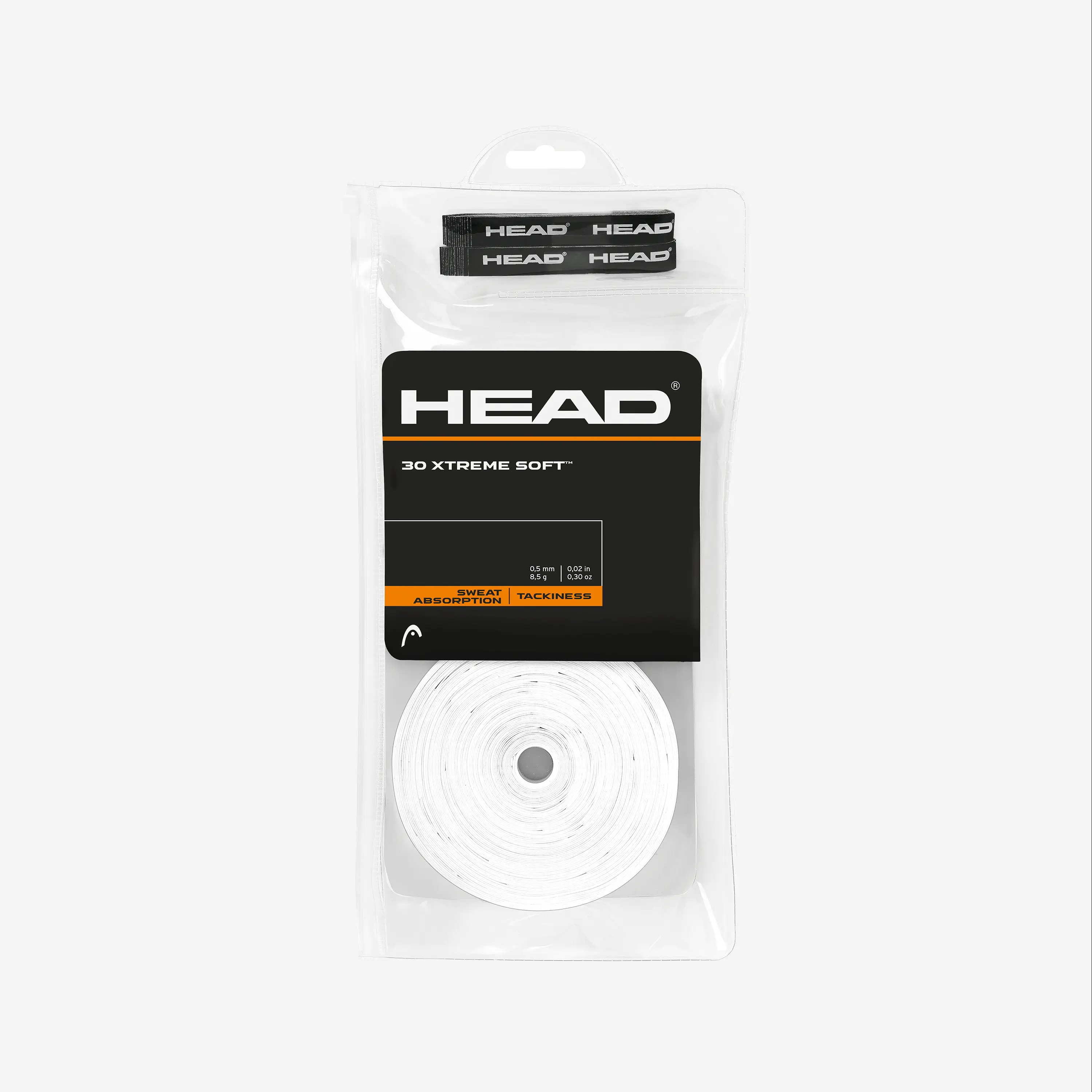 Owijka wierzchnia tenisowa Head Xtreme Soft cienka, rolka 30 sztuk