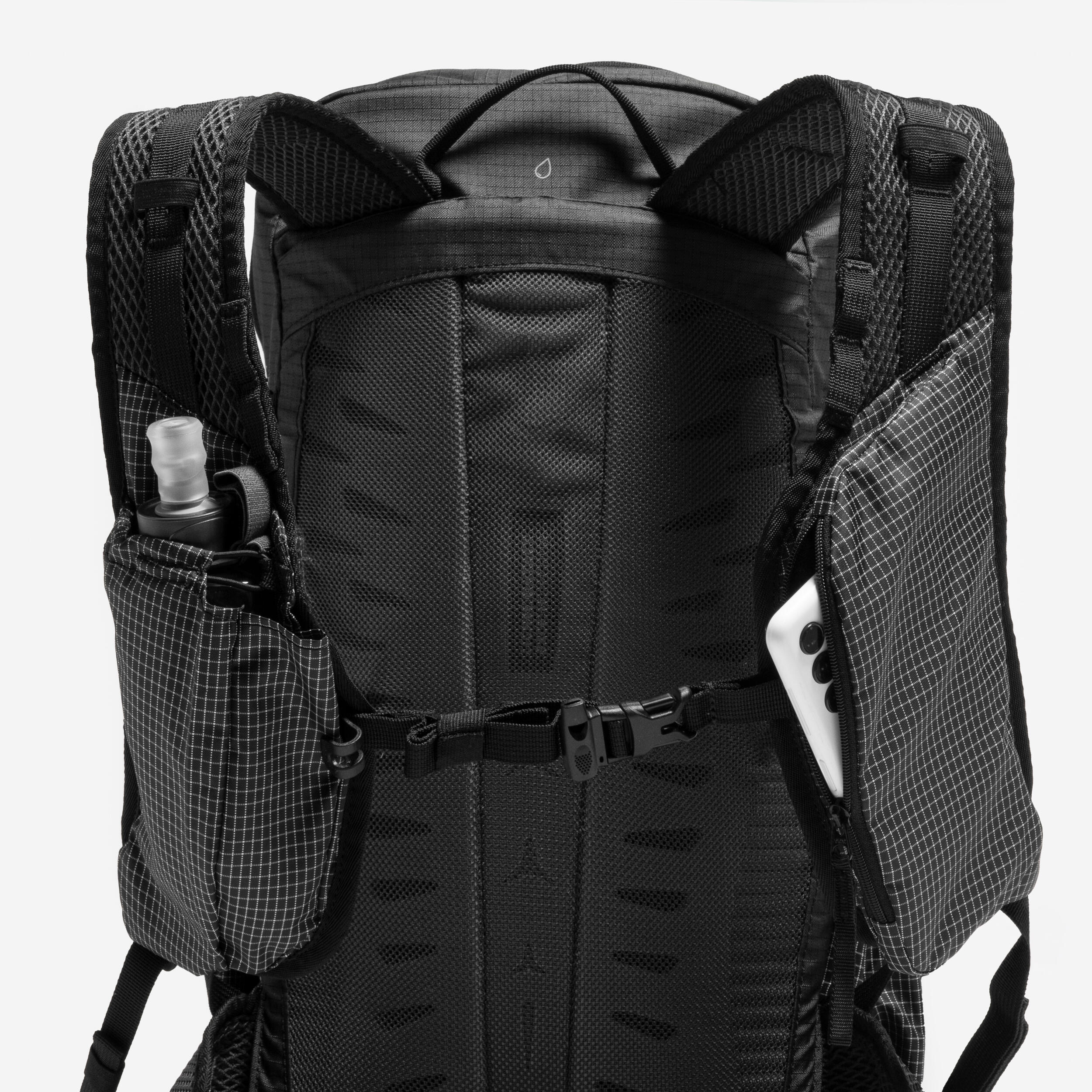 Sac à dos de randonnée, MH500 LIGHT 15L noir 12/16
