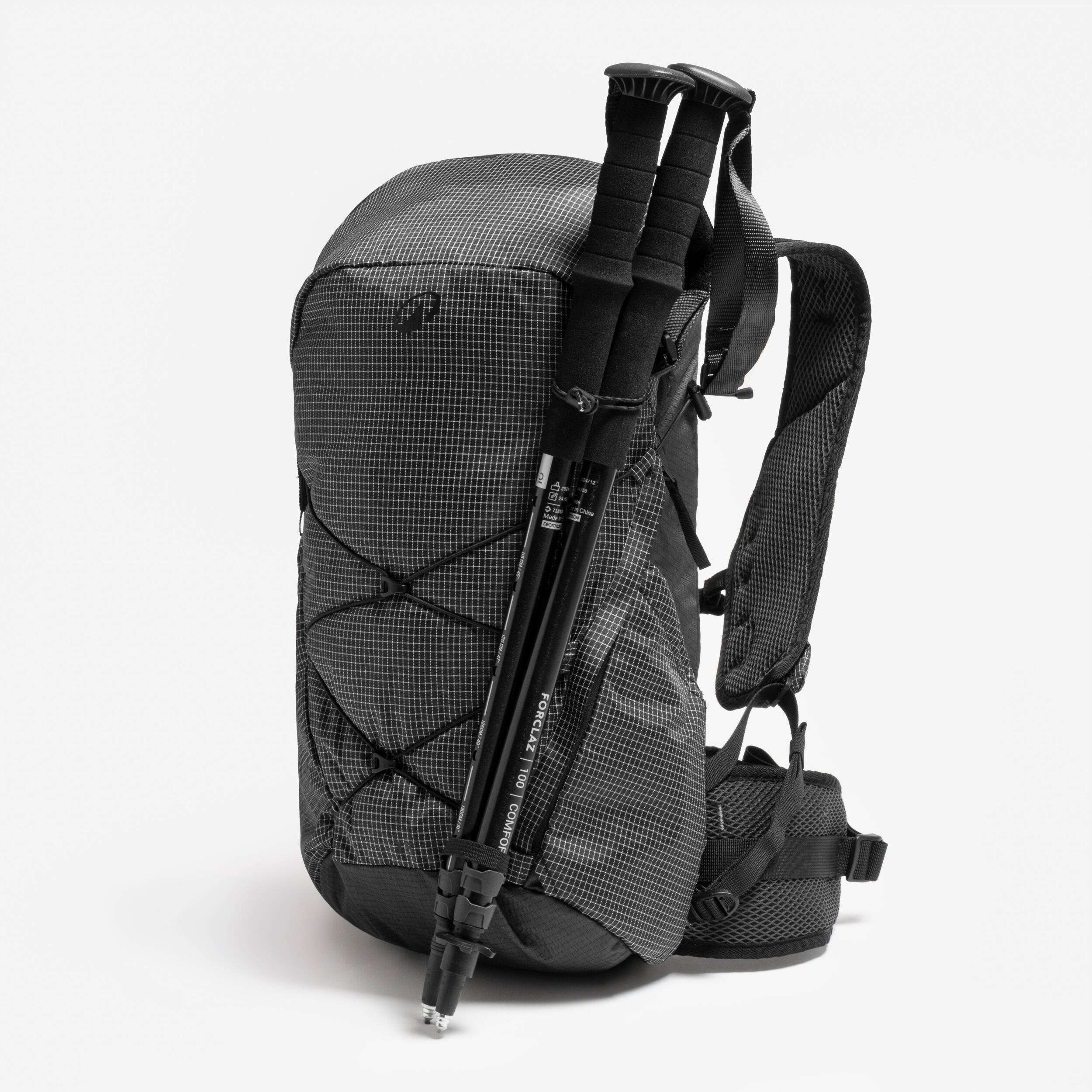 Sac à dos de randonnée, MH500 LIGHT 15L noir 7/16