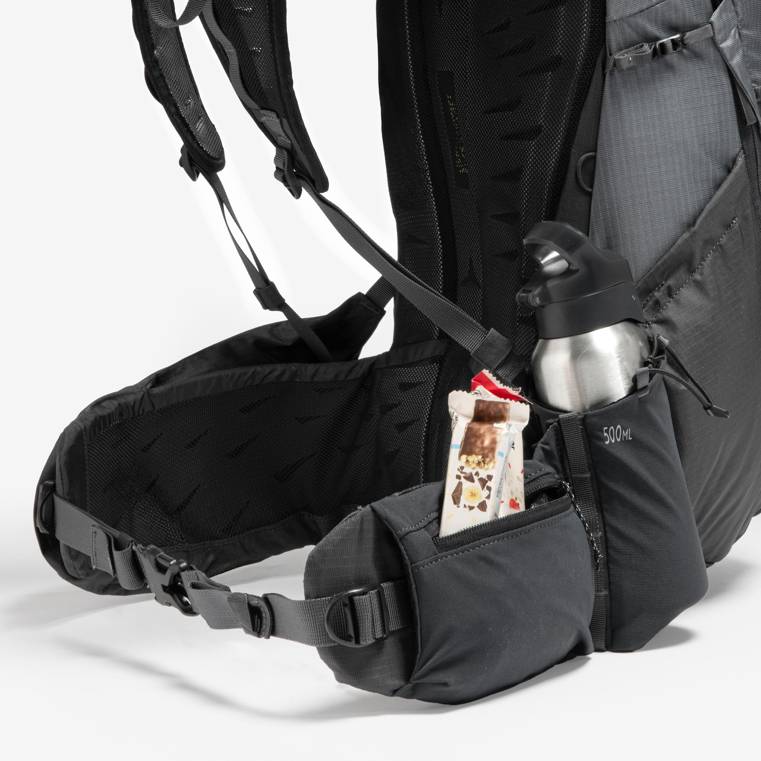 Sac à dos de randonnée montagne, MH900 25L gris 13/18