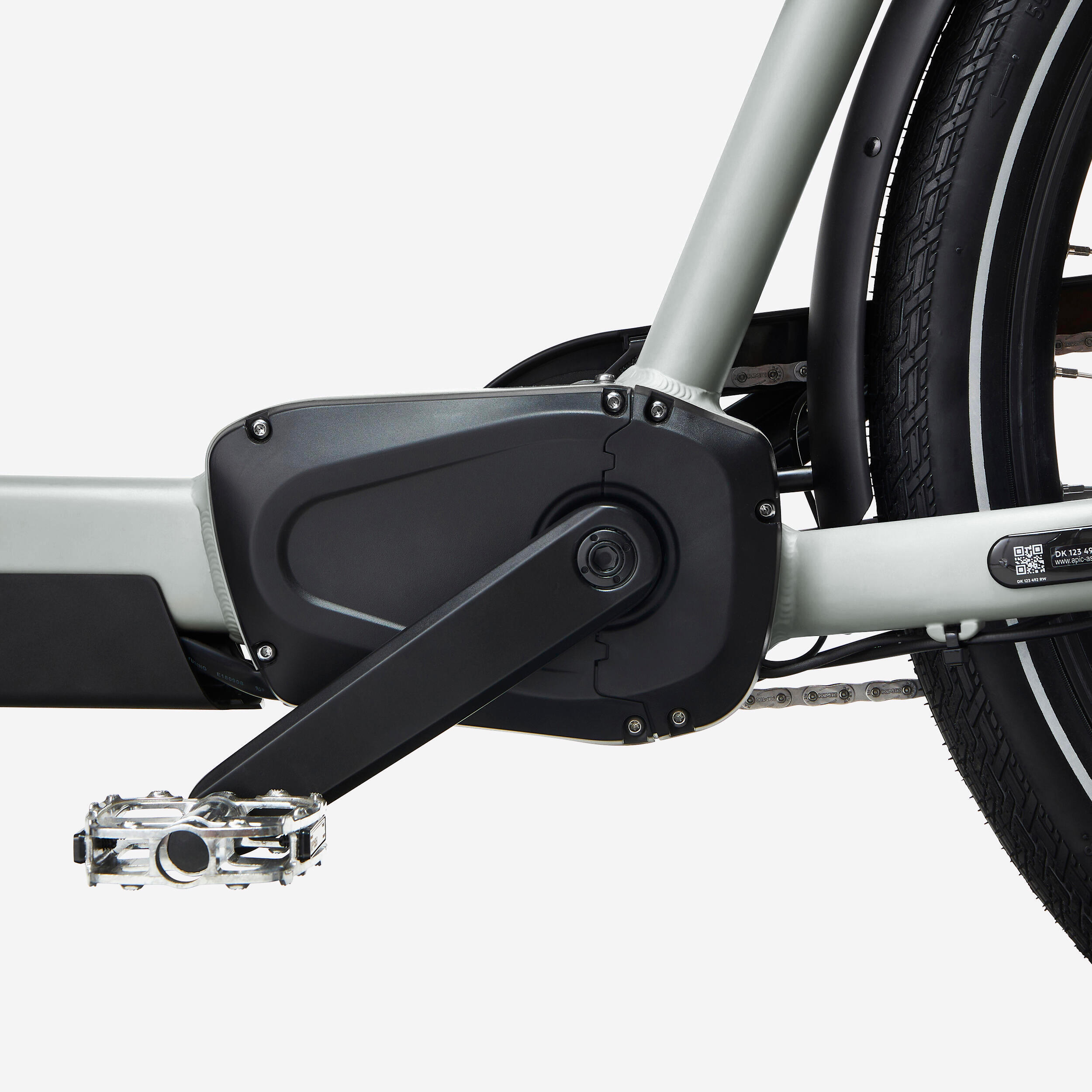 BTWIN Nákladný elektrobicykel Family F900E biely bez · záber 10