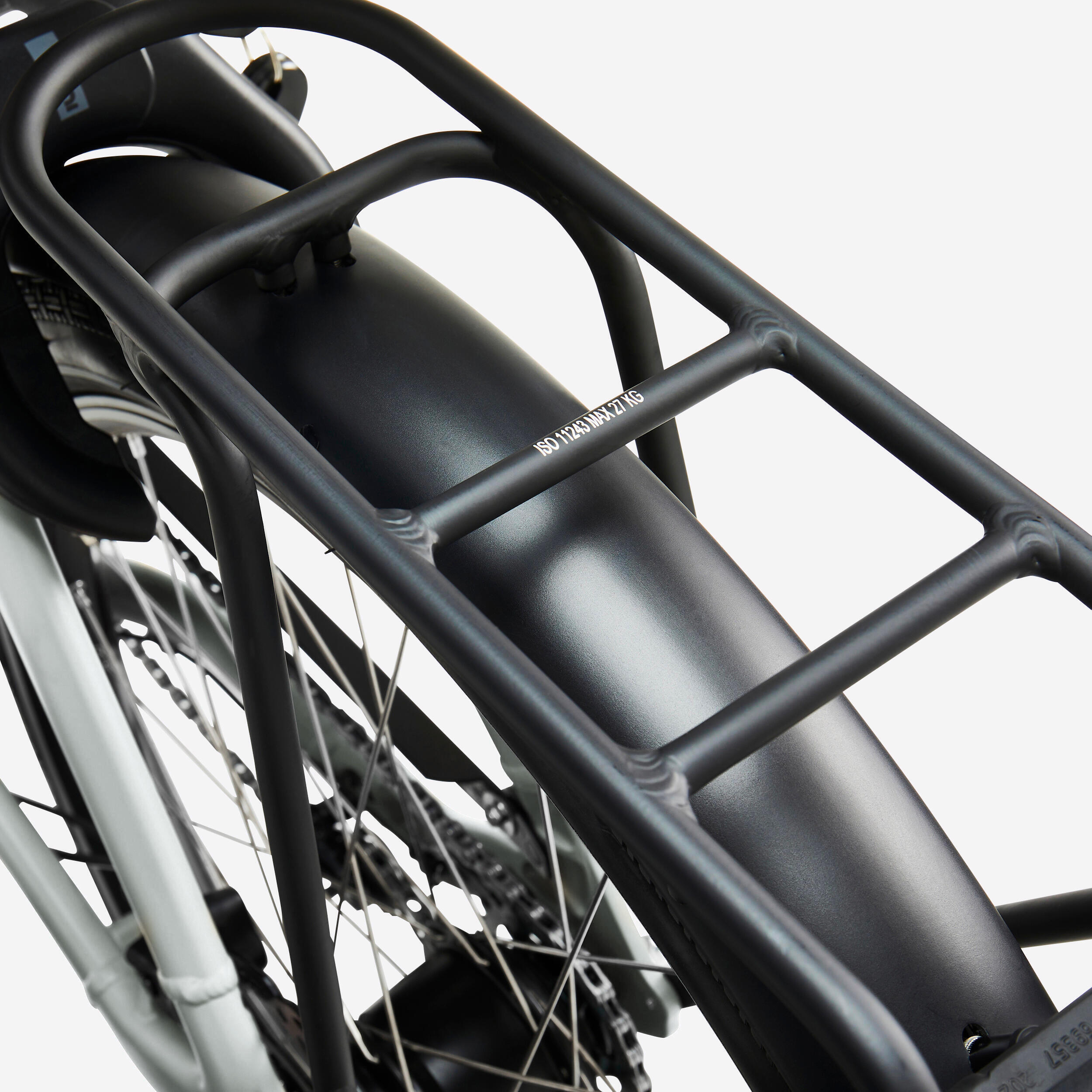 Vélo cargo électrique biporteur famille F900E polar white 12/17