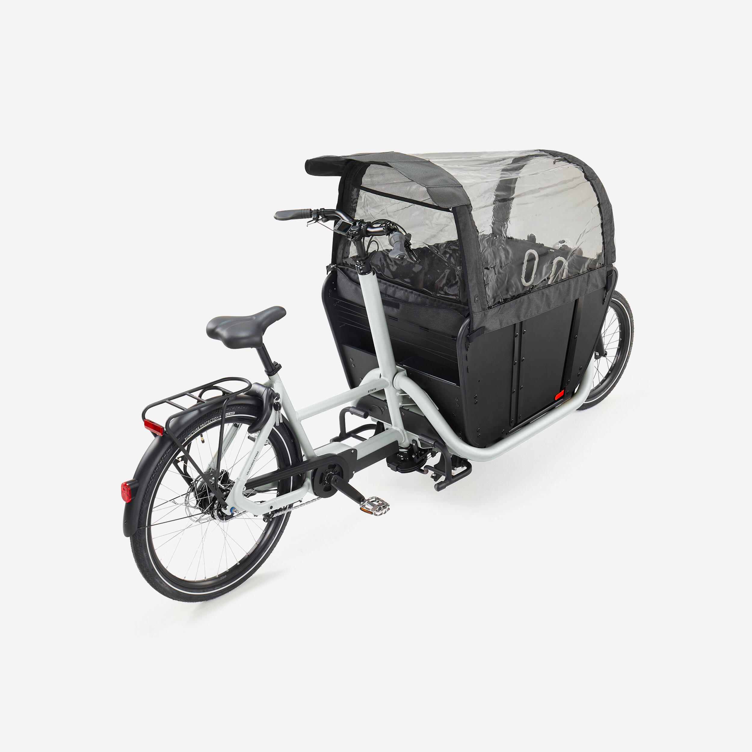 Vélo cargo électrique biporteur famille F900E polar white 2/17