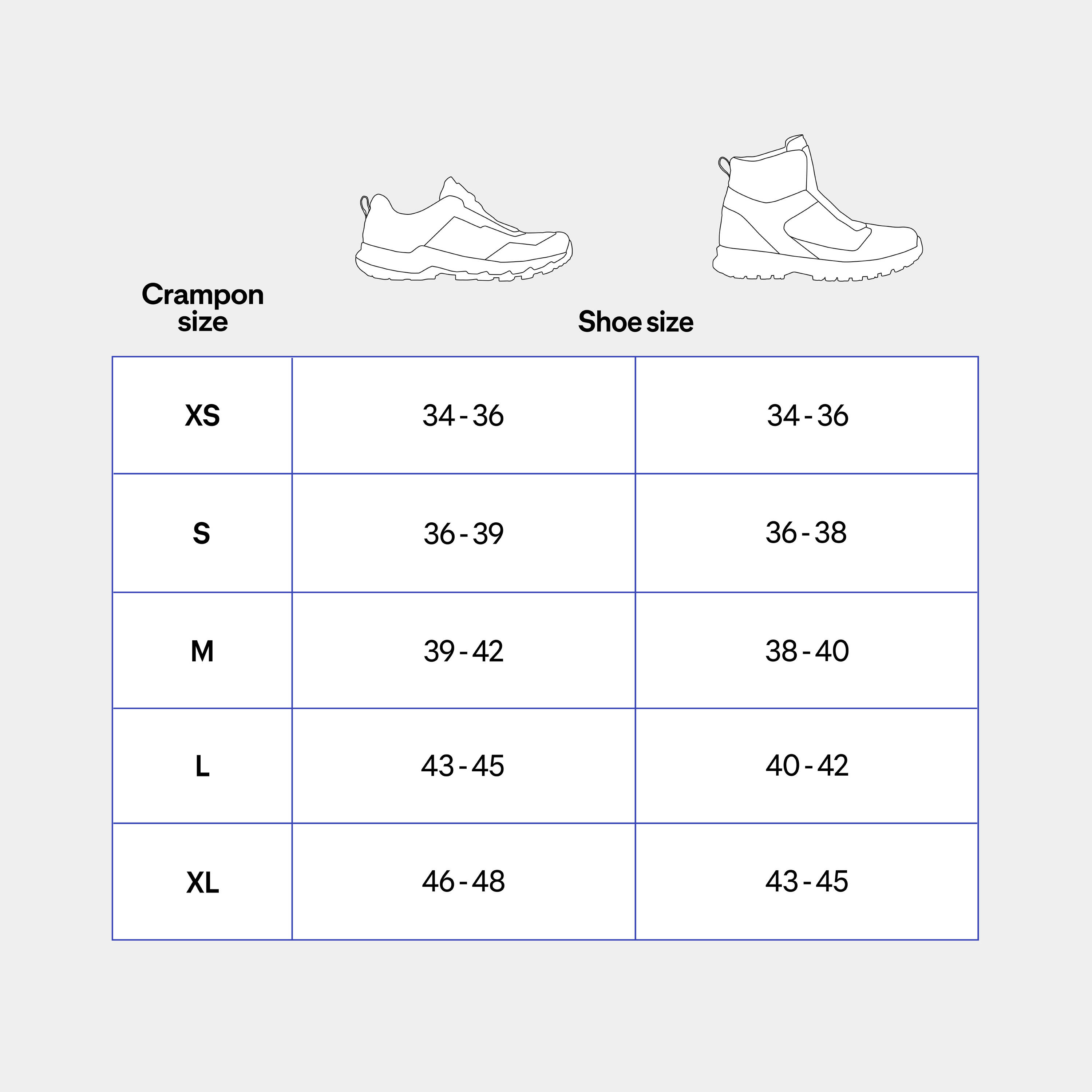 Hiking crampons HIKE 500 LIGHT khaki -  3