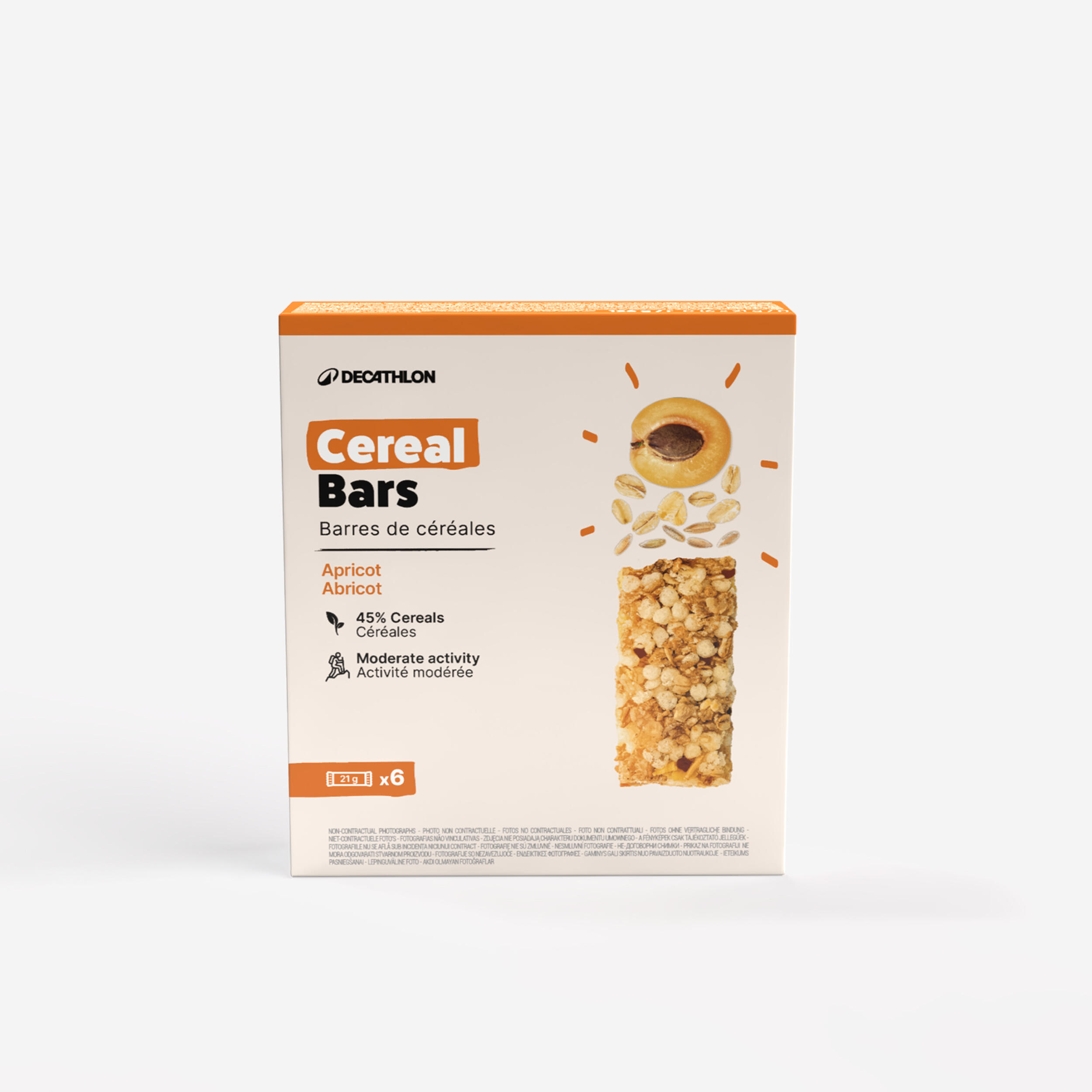 DECATHLON Barretta ai cereali albicocca x6