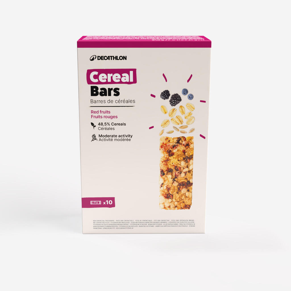 Mixed berries cereal bar x10
