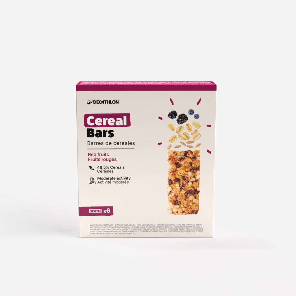 Mixed berries cereal bar x6