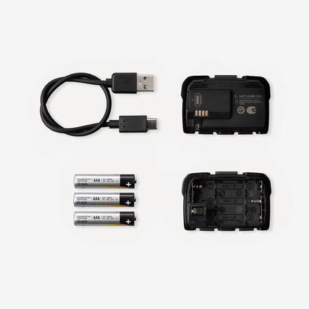 Налобний ліхтар HL900 USB V3 600 люмен білий