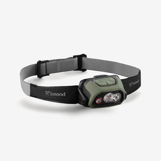 Lampe frontale rechargeable 600 lumens, HL900 USB V3 noir