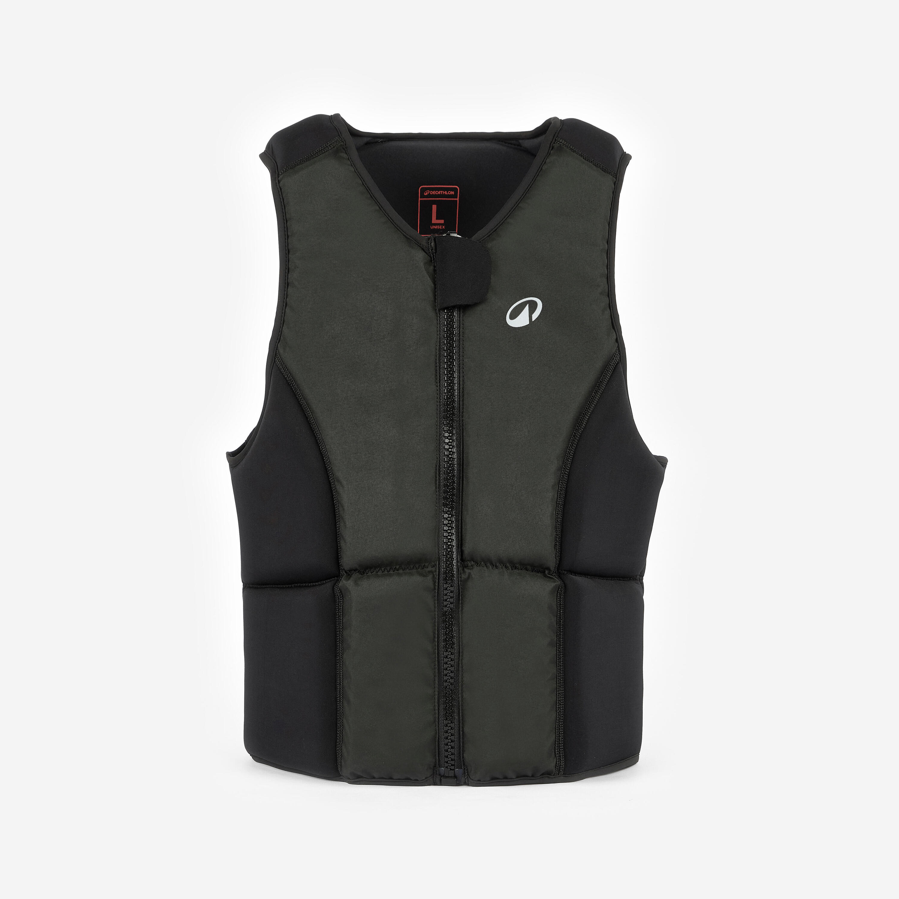 Gilet d'aide à la flottabilité 50N - Jet Ski / Wakeboard / Wing Foil - 100 Noir 2/6