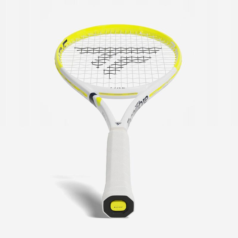Rachetă de tenis 285g, Fire Alb Galben adulți